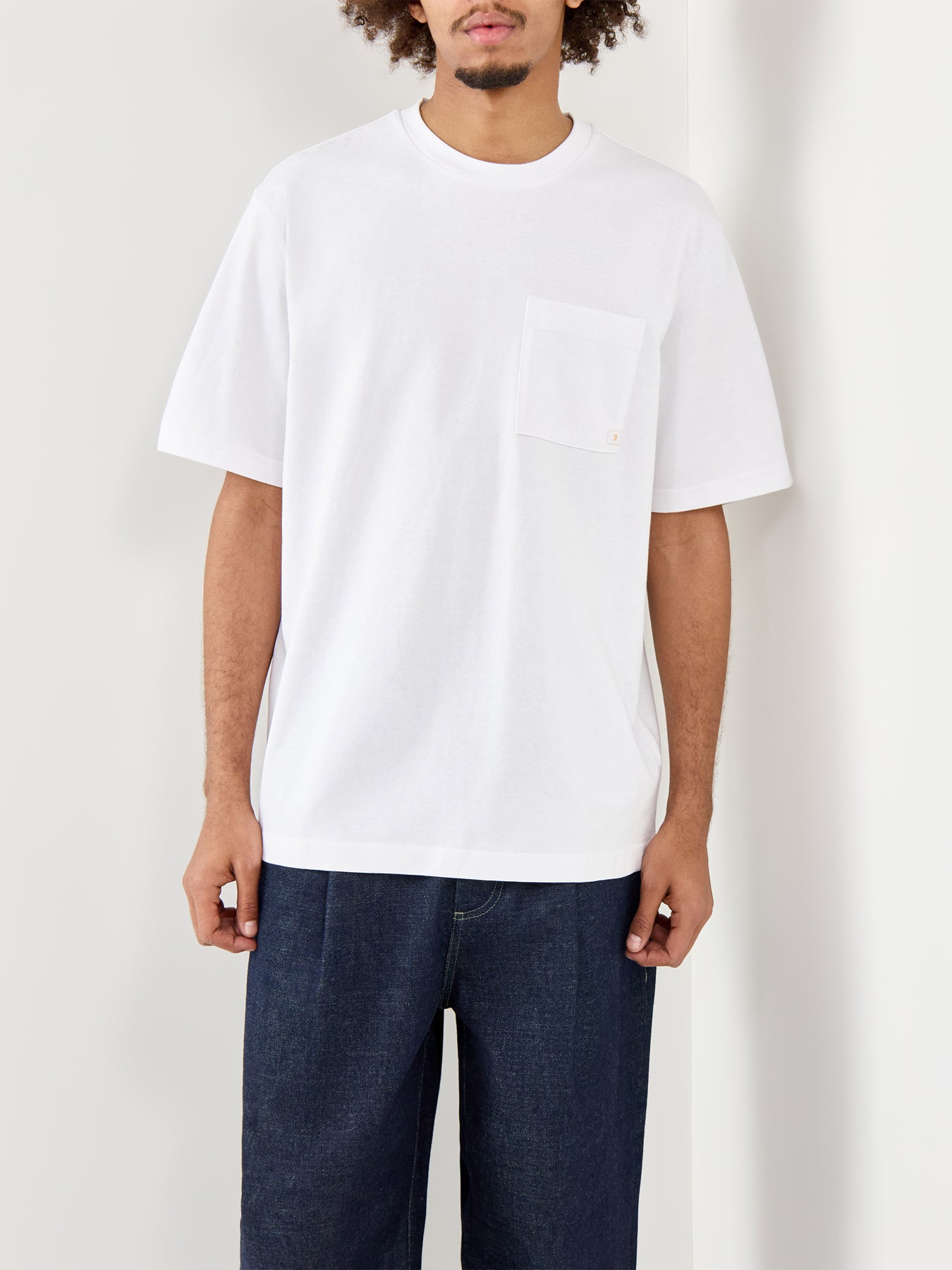 Box Pocket Organic Cotton T-Shirt White