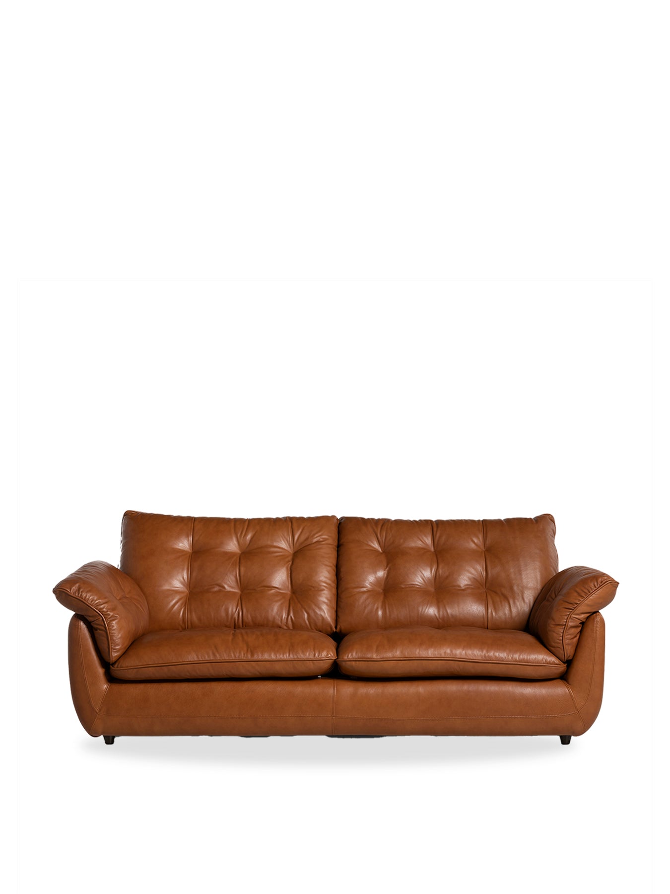 Pelle 2.5 Seater Sofa Brown