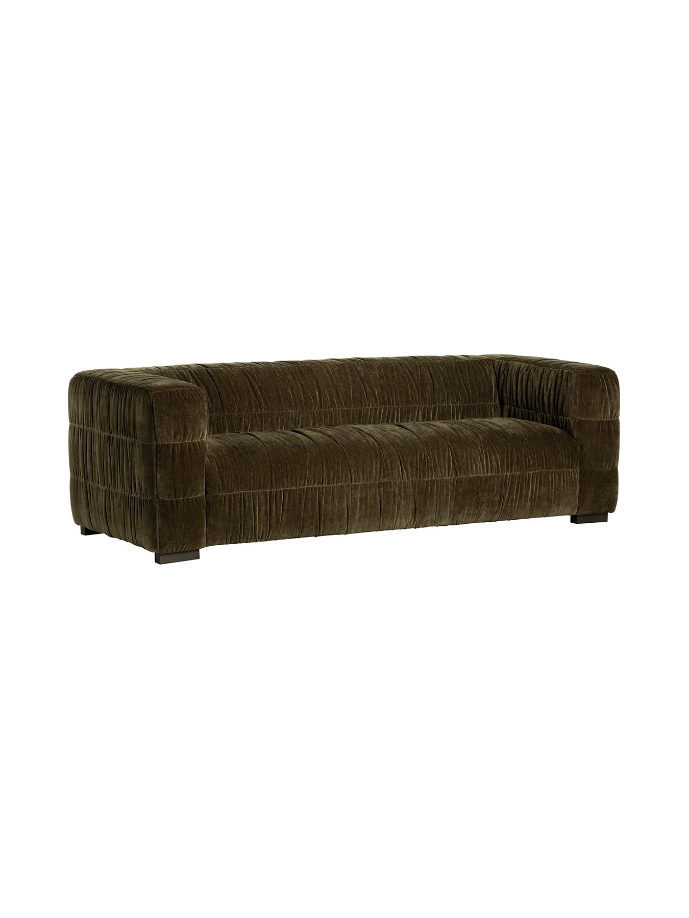 Vercelli 3 Seater Sofa Green