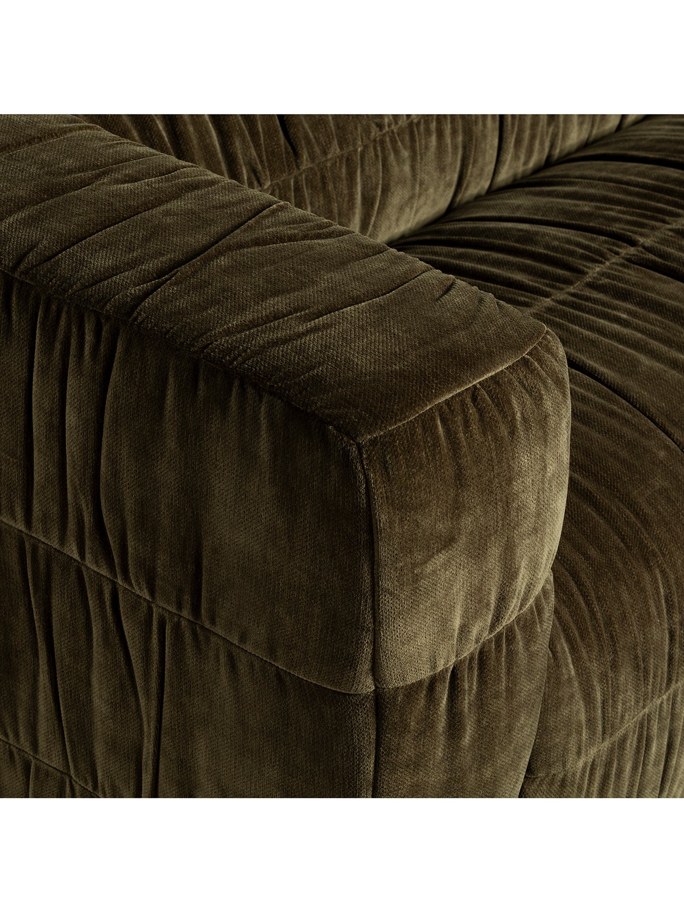 Vercelli 3 Seater Sofa Green
