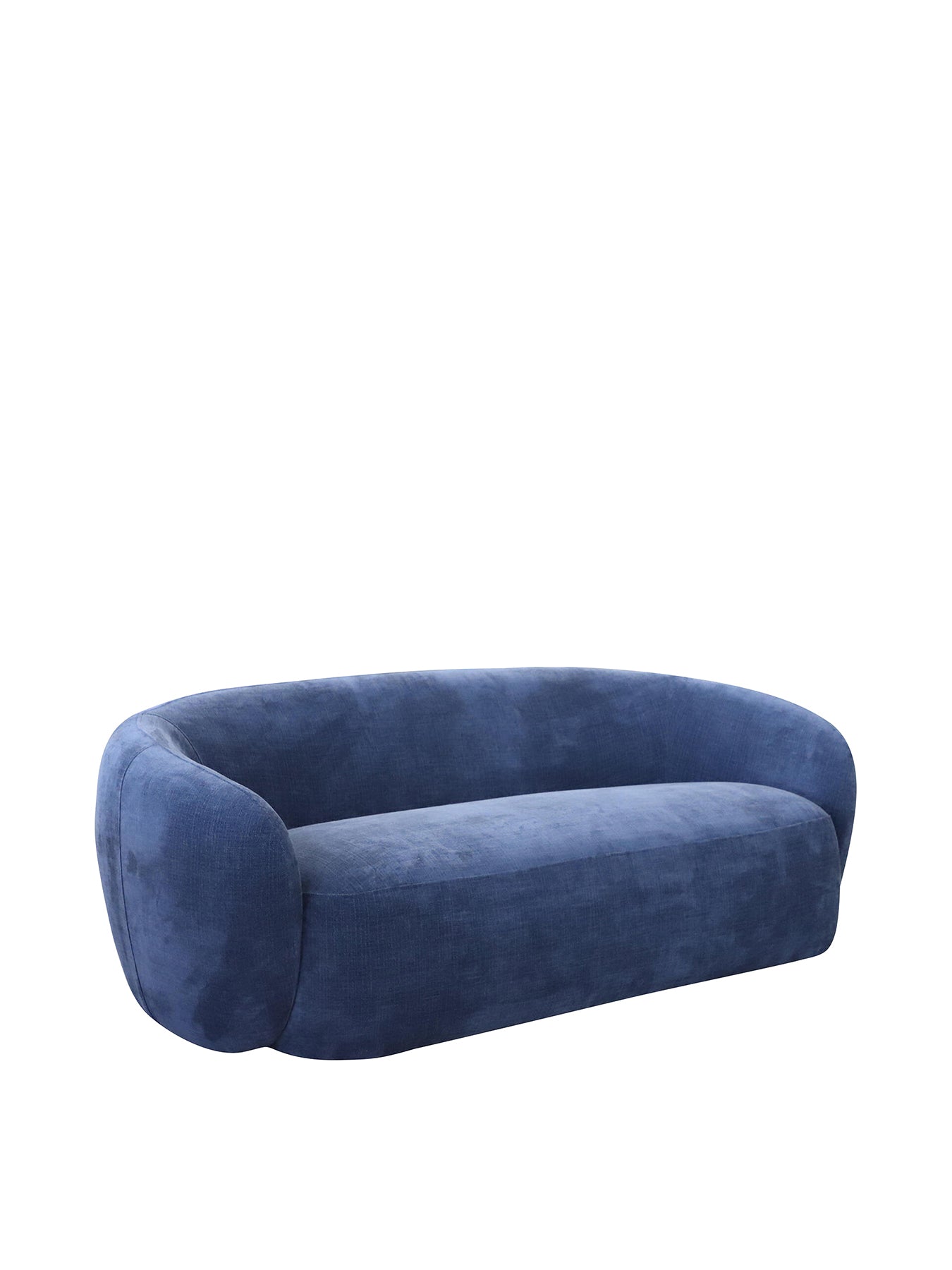 Arles Fabric Sofa Blue