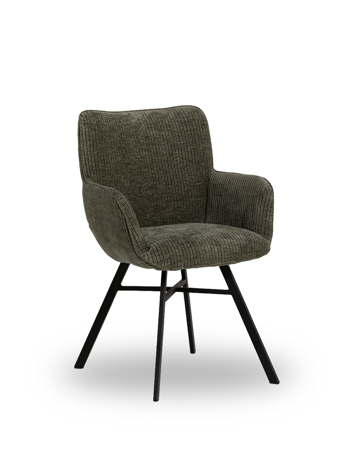Mati Grey Fabric Dining Chair