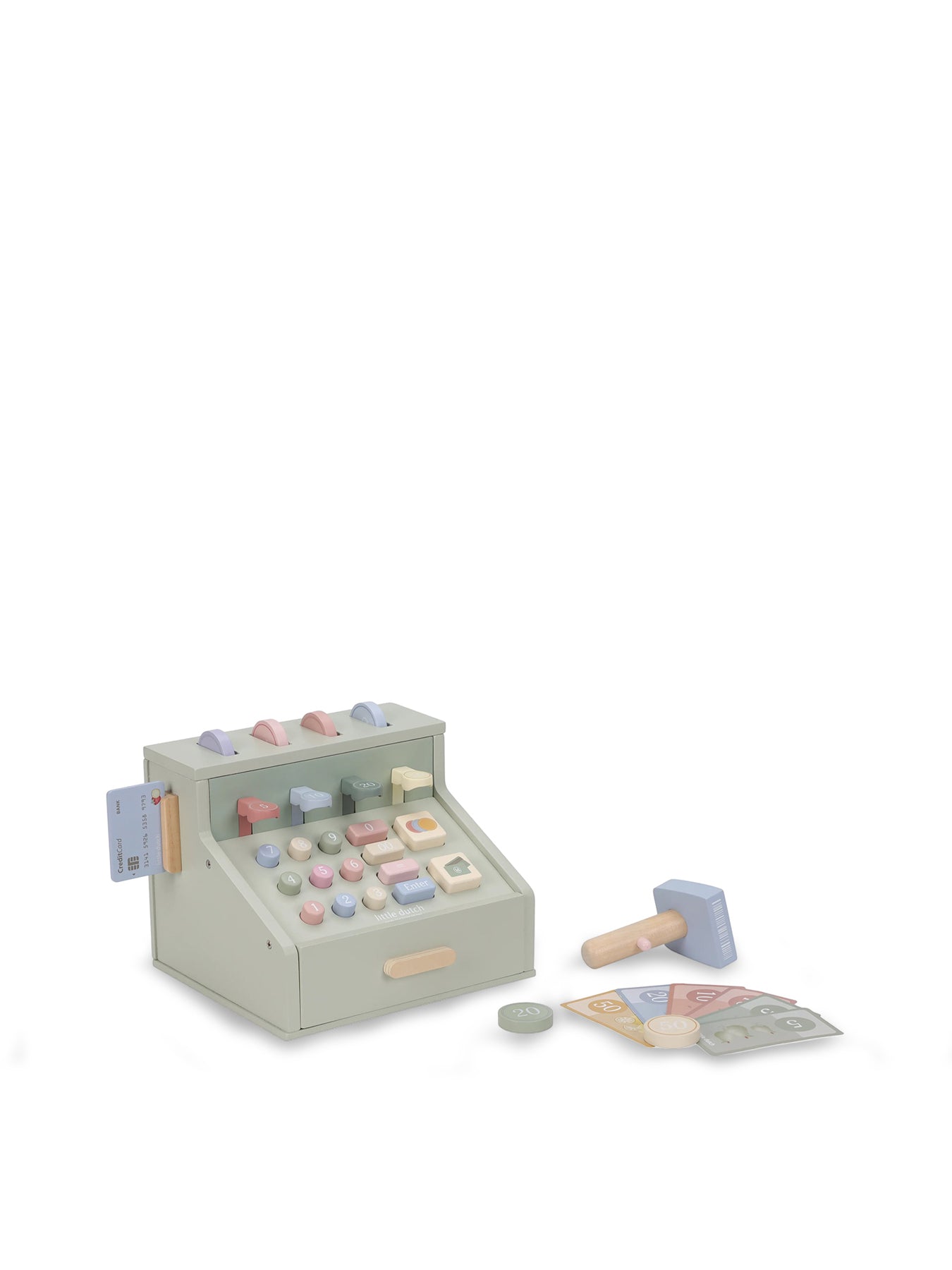 Wooden Toy Cash Register