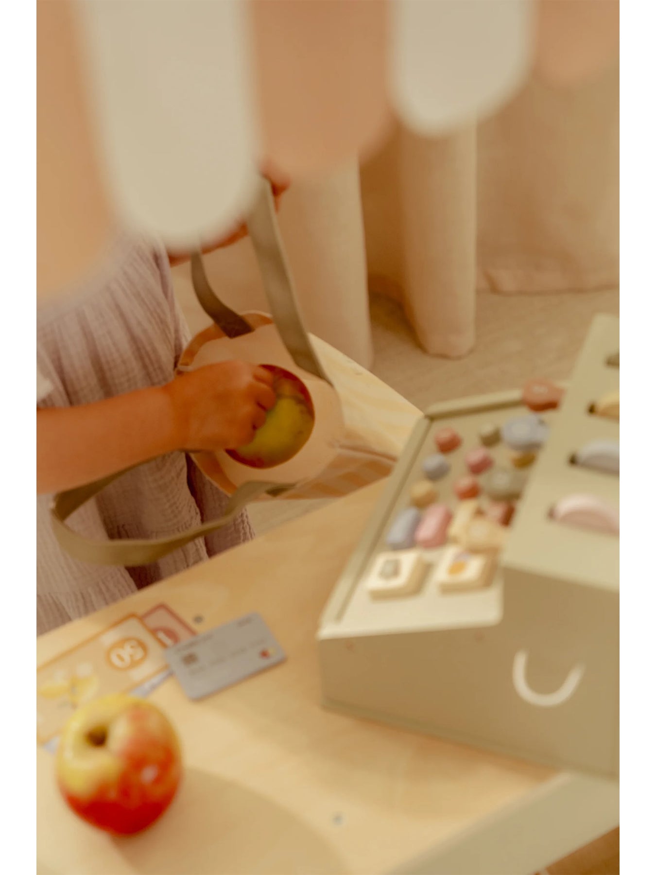 Wooden Toy Cash Register
