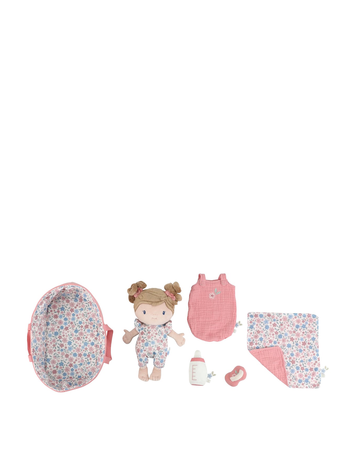 Baby Doll Rosa in Basket