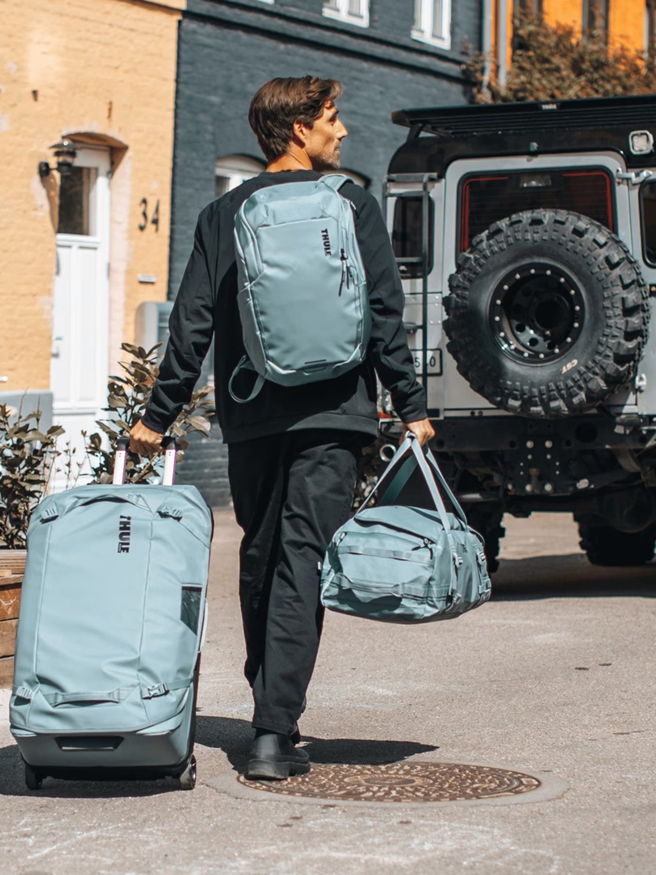 Chasm Recycled Duffel 130L Pond Gray