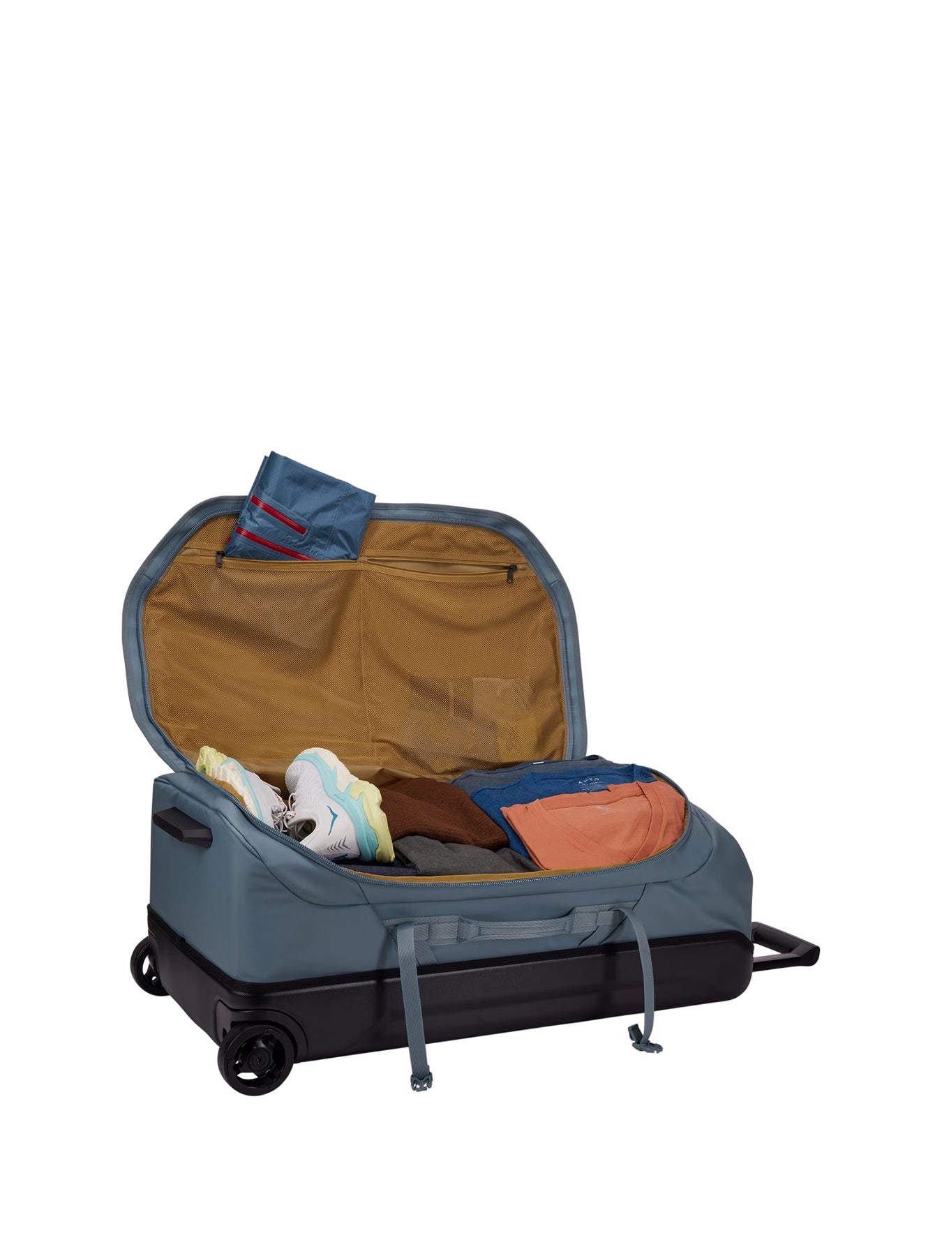Chasm Recycled Rolling Duffel Pond Gray