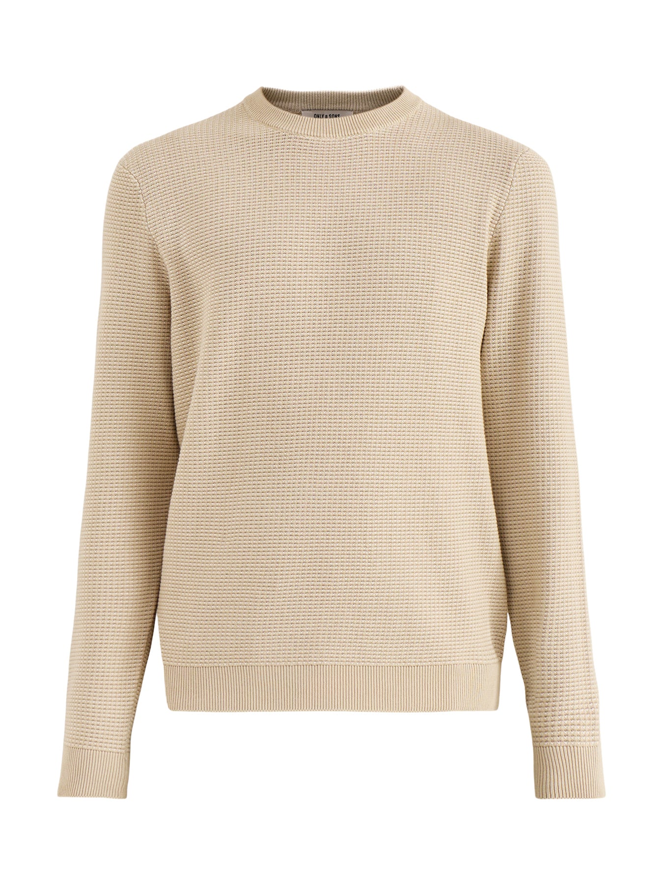 Onsdave Regular Long Sleeve Crew Neck Knit Grey