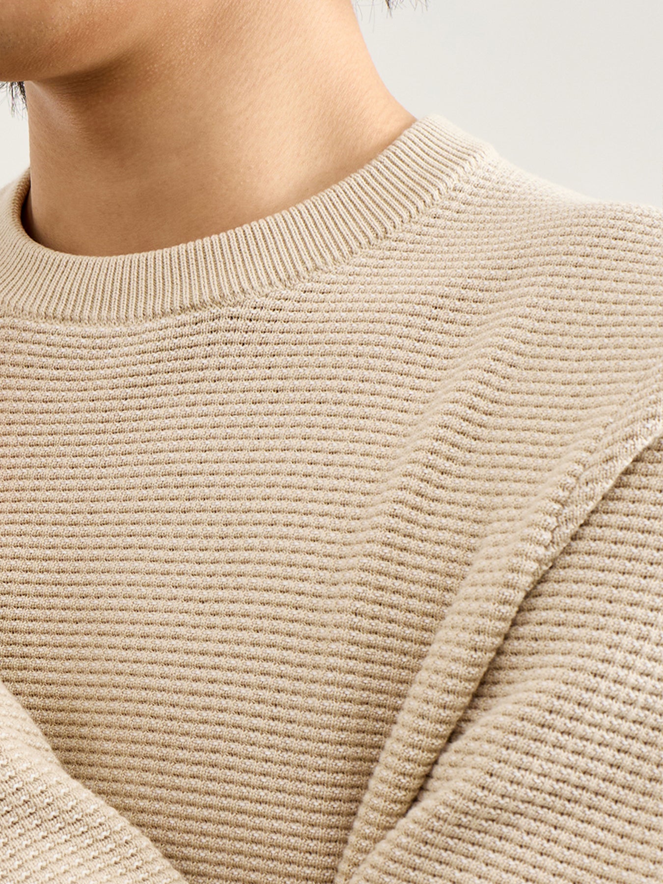 Onsdave Regular Long Sleeve Crew Neck Knit Grey