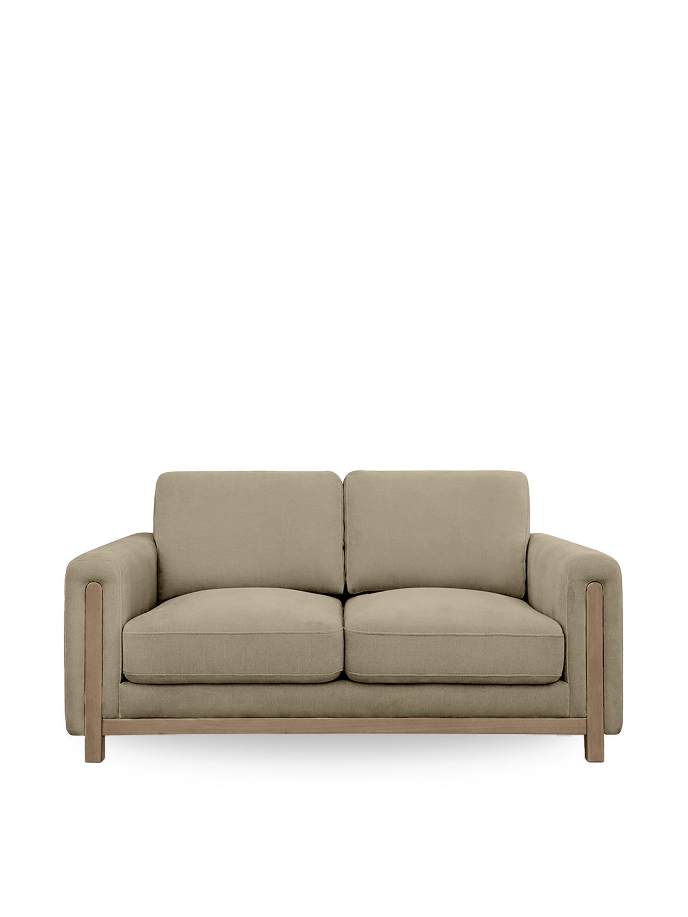 Reynard Fabric Loveseat Neutral