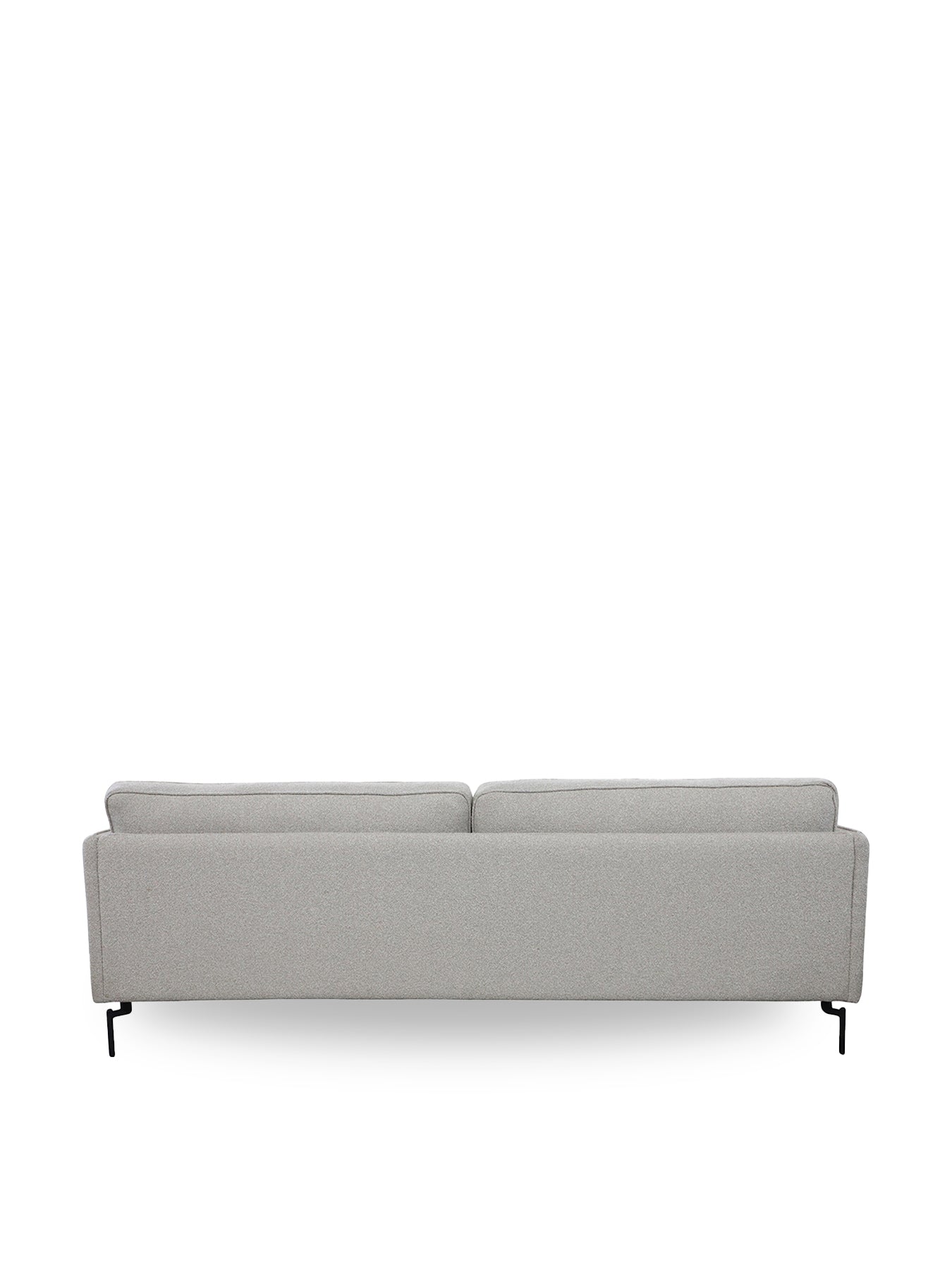 Juneau Grey Fabric Three Seater Sofa