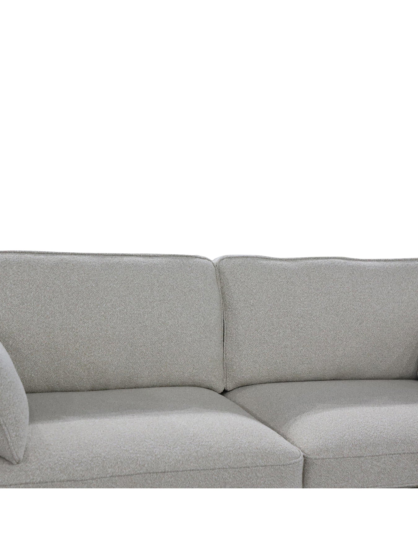 Juneau Grey Fabric Two and a Half Seater Sofa