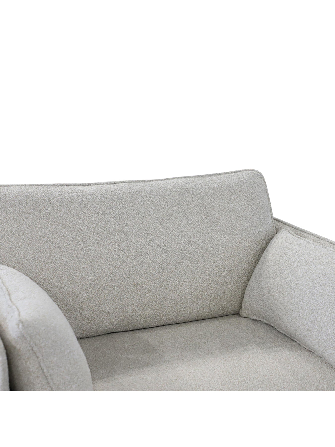 Juneau Grey Fabric Armchair