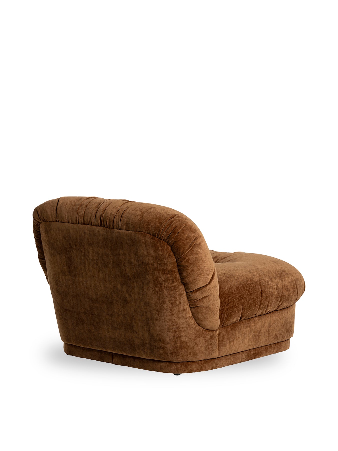 Nicolo Brown Fabric Armchair
