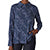 Abstract Marks Collared Shirt Blue