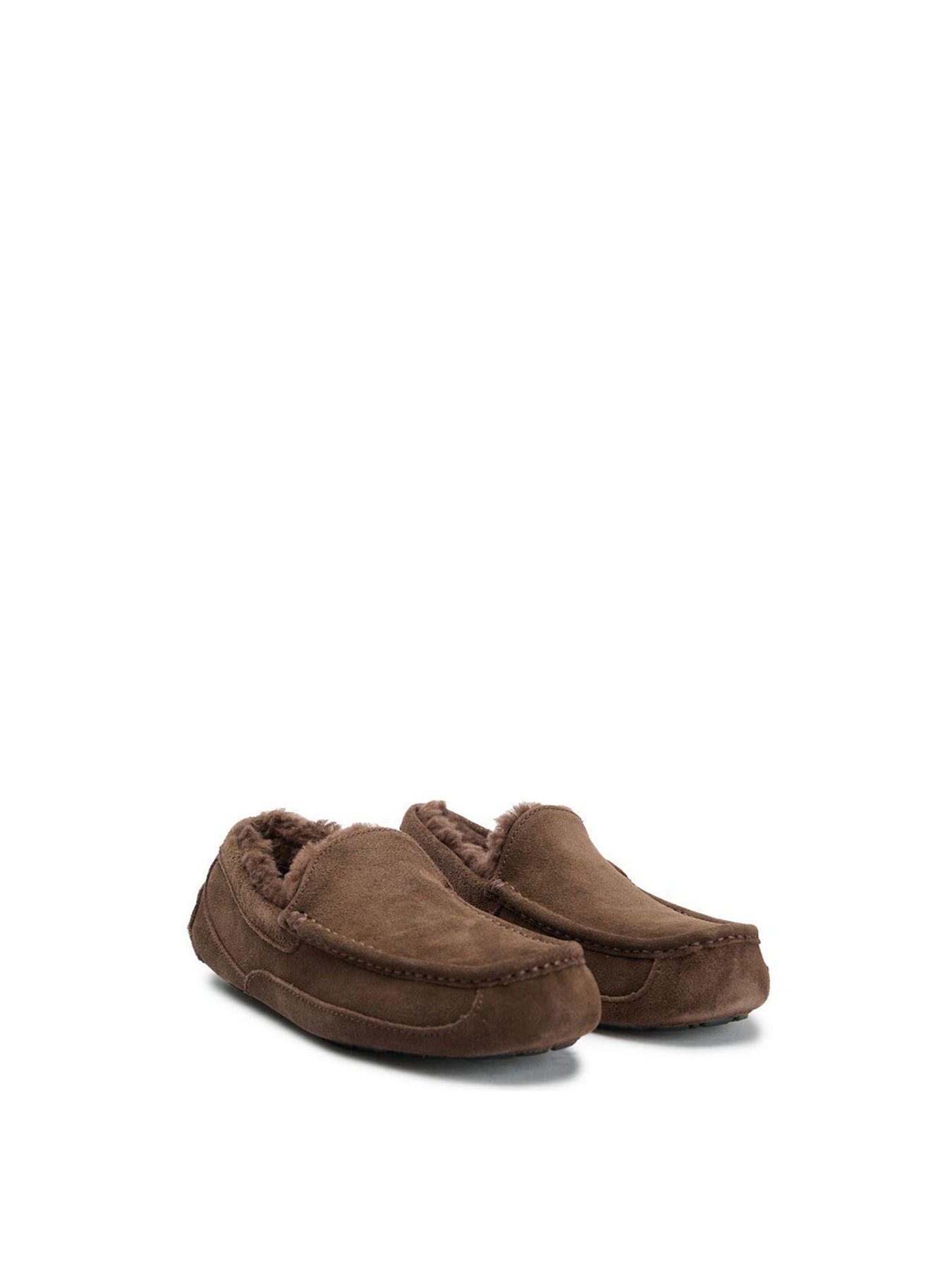 Mens Ascot Suede Slippers Espresso