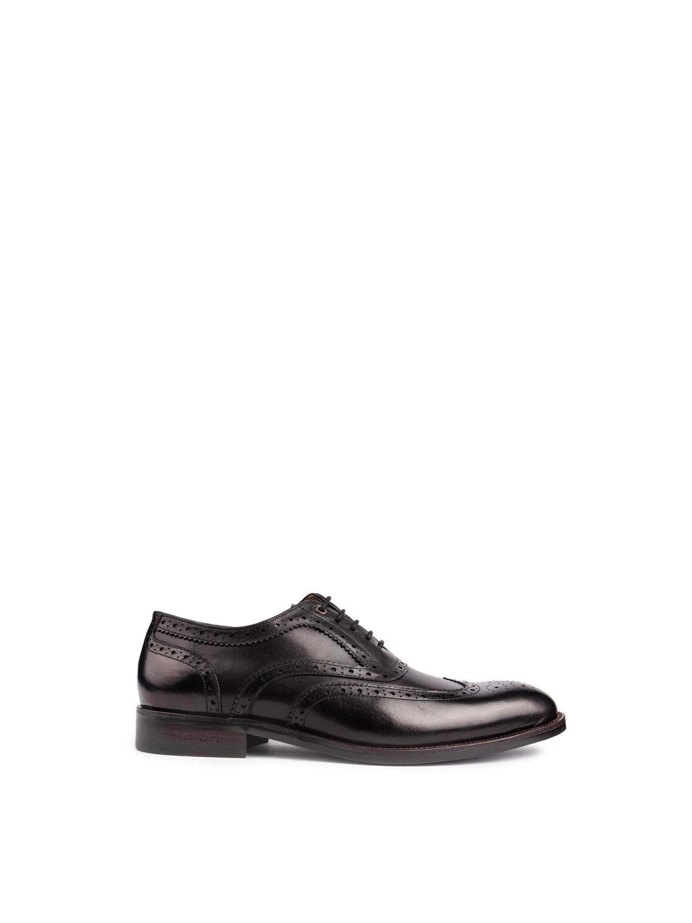 Barn Owl Brogue Shoes Black