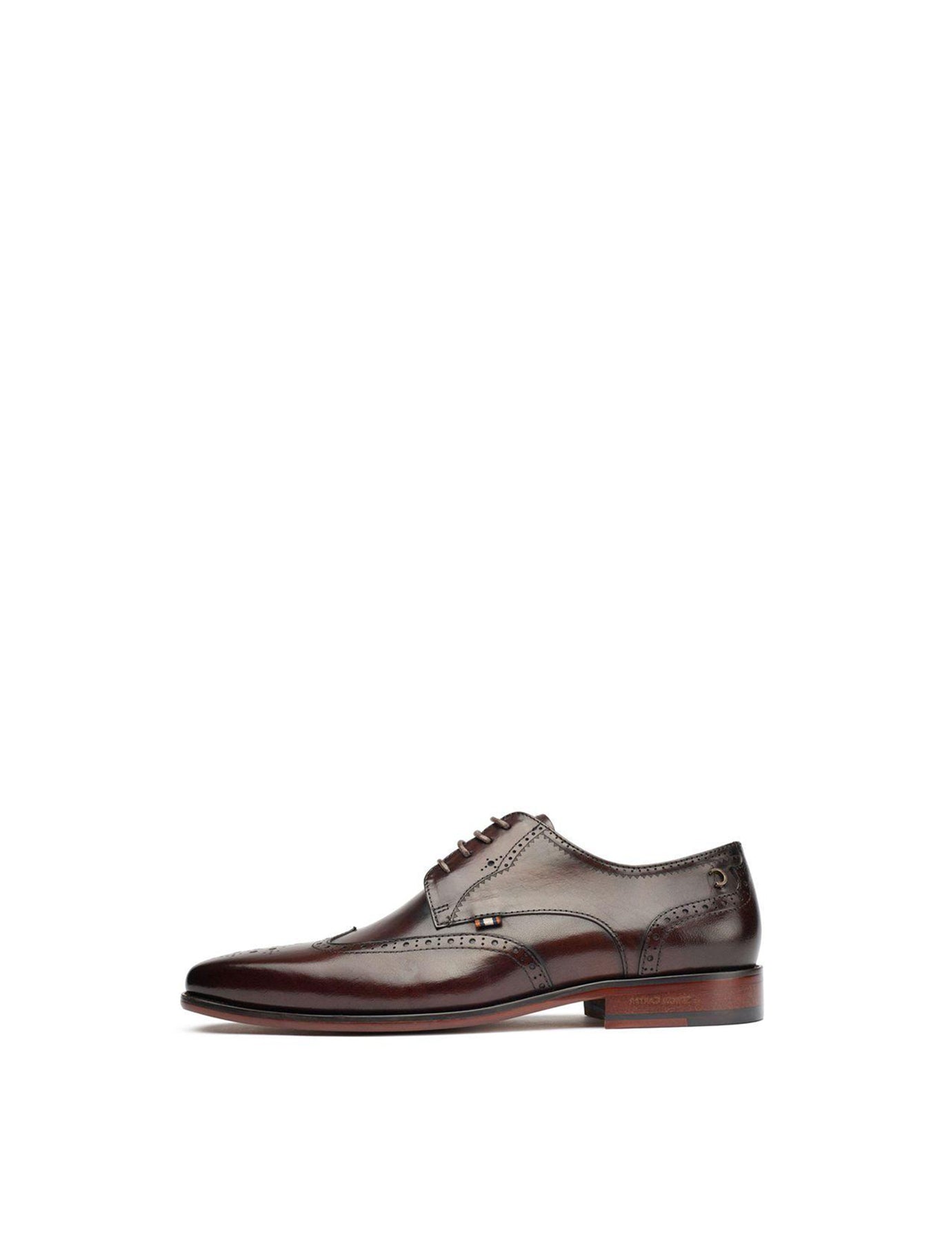 Beagle Leather Derby Shoes Brown