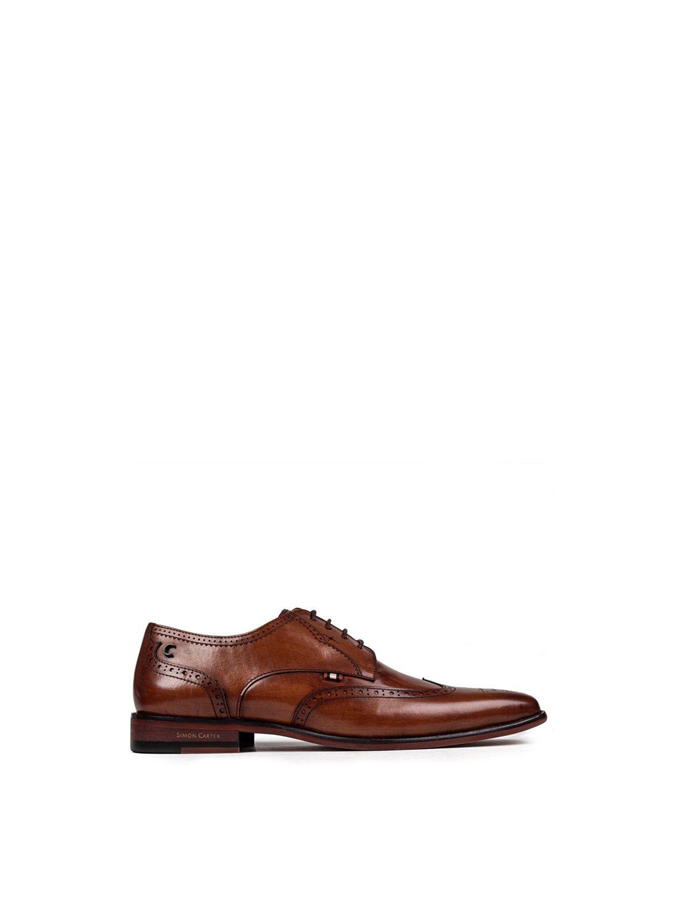 Beagle Leather Derby Shoes Tan