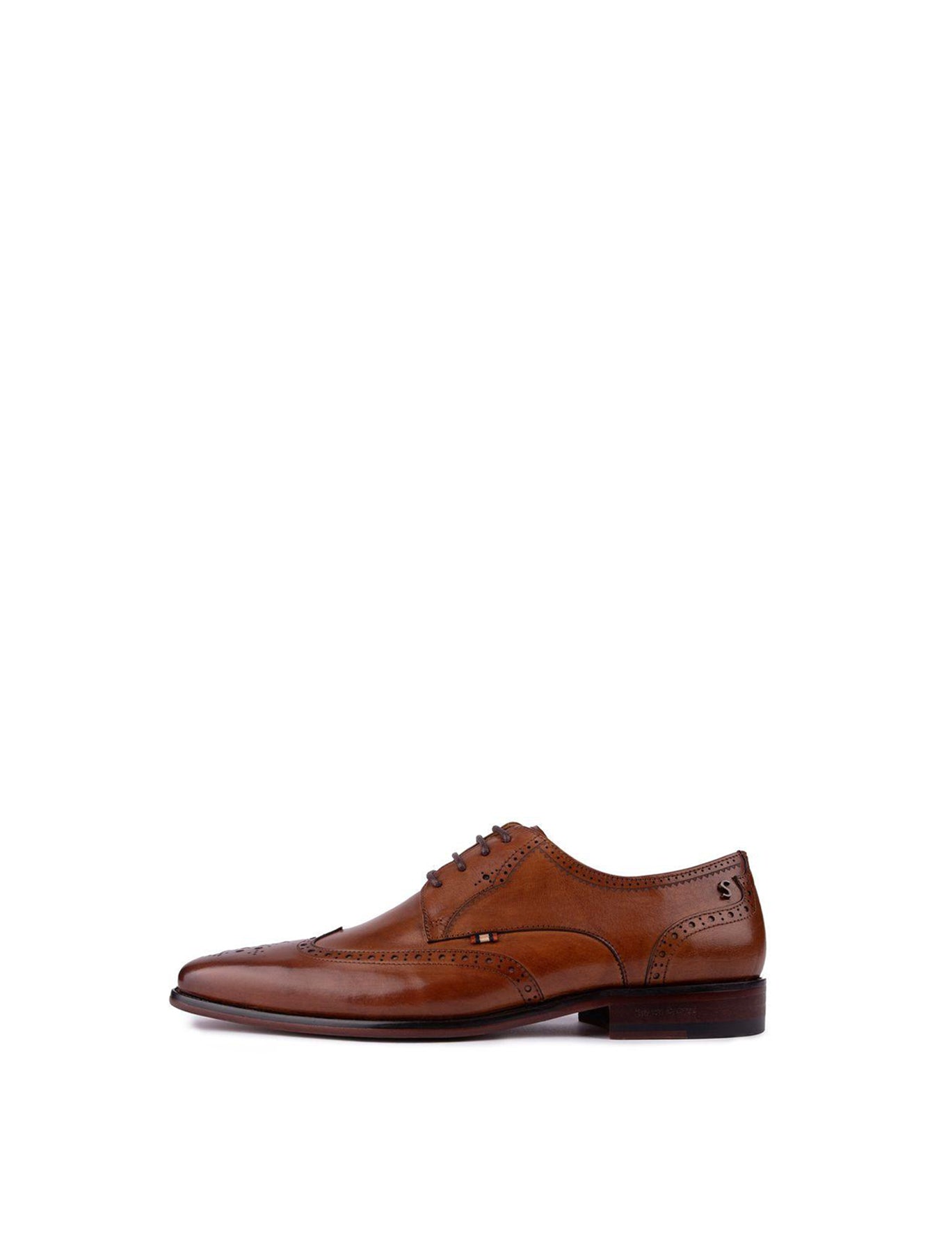 Beagle Leather Derby Shoes Tan