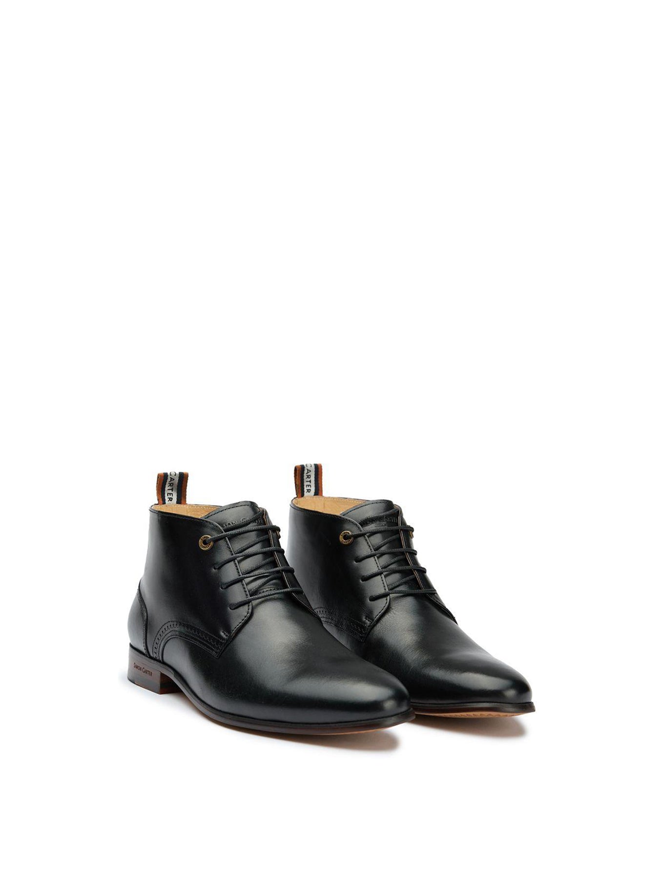 Boyce Leather Chukka Boots Black