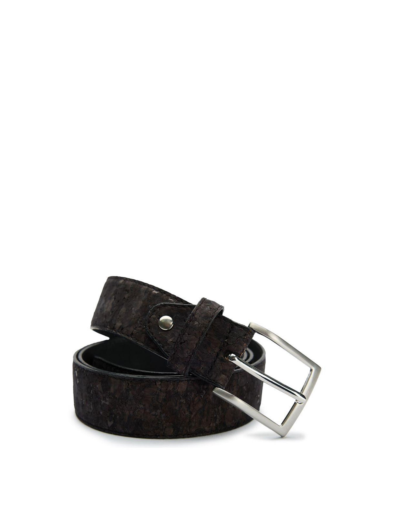 Vegan Black Leather Belt