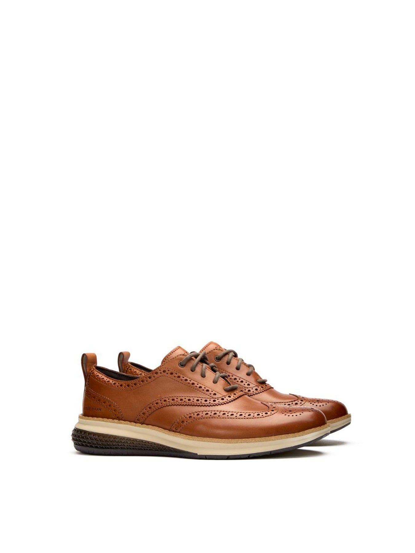 Original Grand Energy Weave Wingtip Shoes Tan