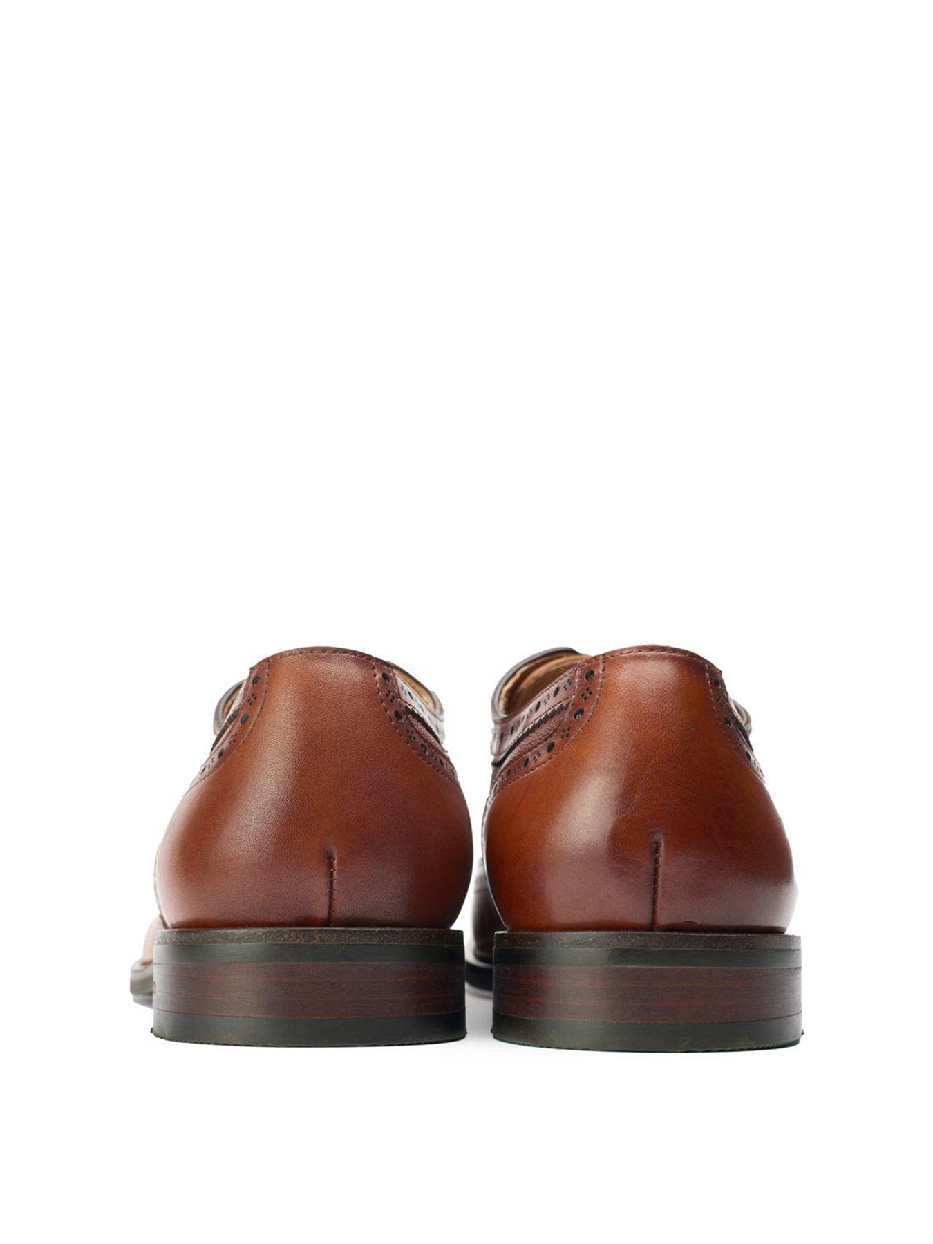 Diplodocus Leather Brogue Shoes Tan