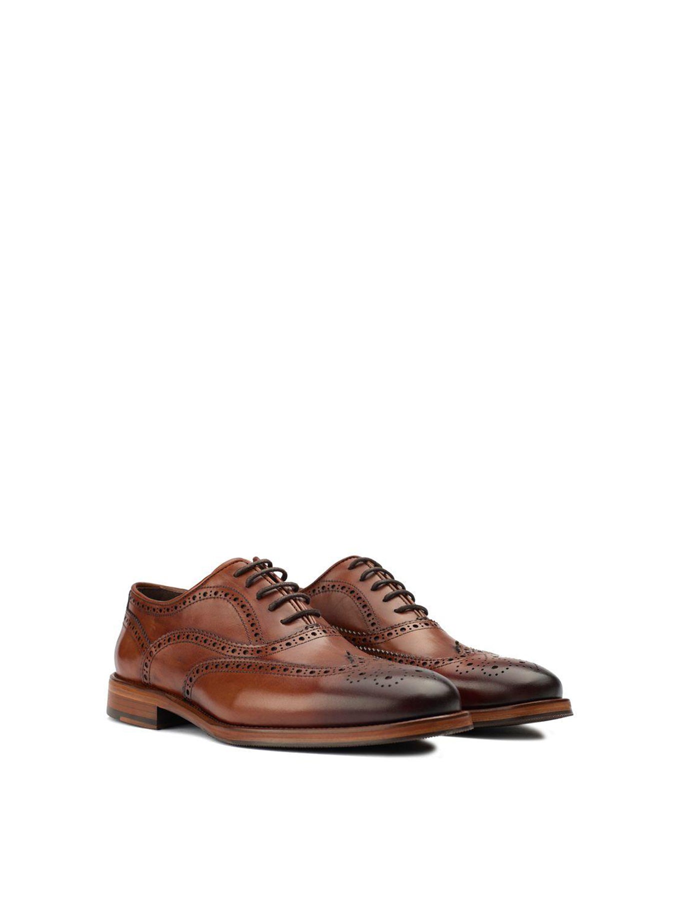 Elcho Brogue Shoes Tan