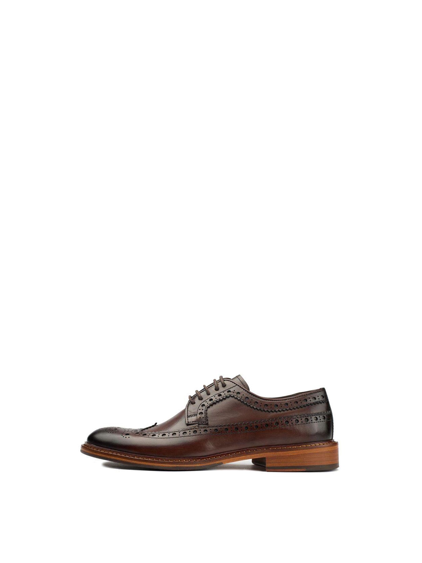 Etham Leather Brogue Shoes Tan