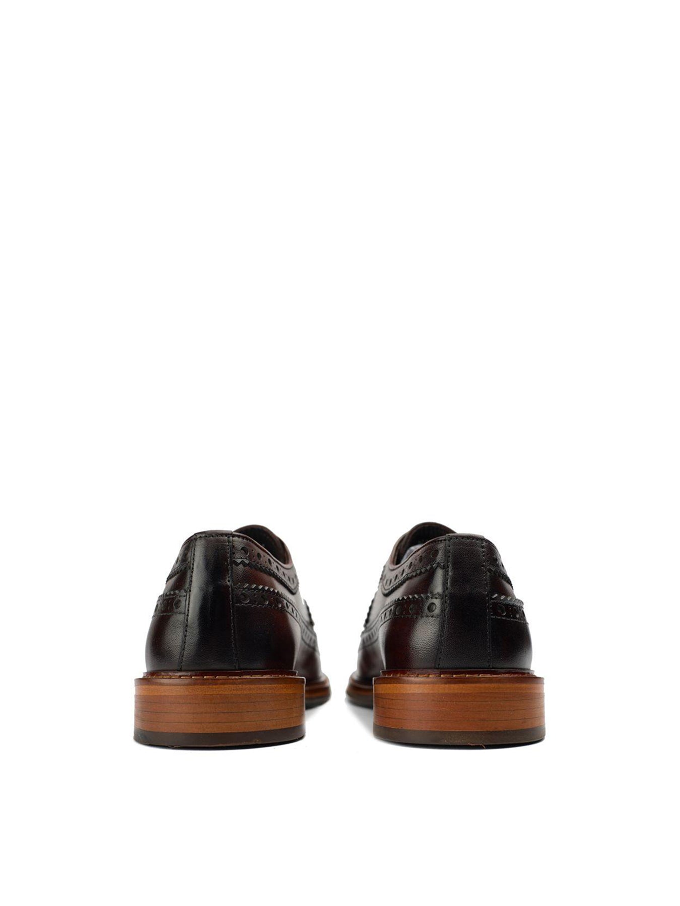 Etham Leather Brogue Shoes Tan