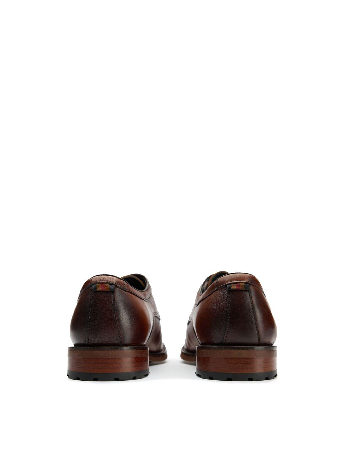 Level Leather Derby Shoes Tan