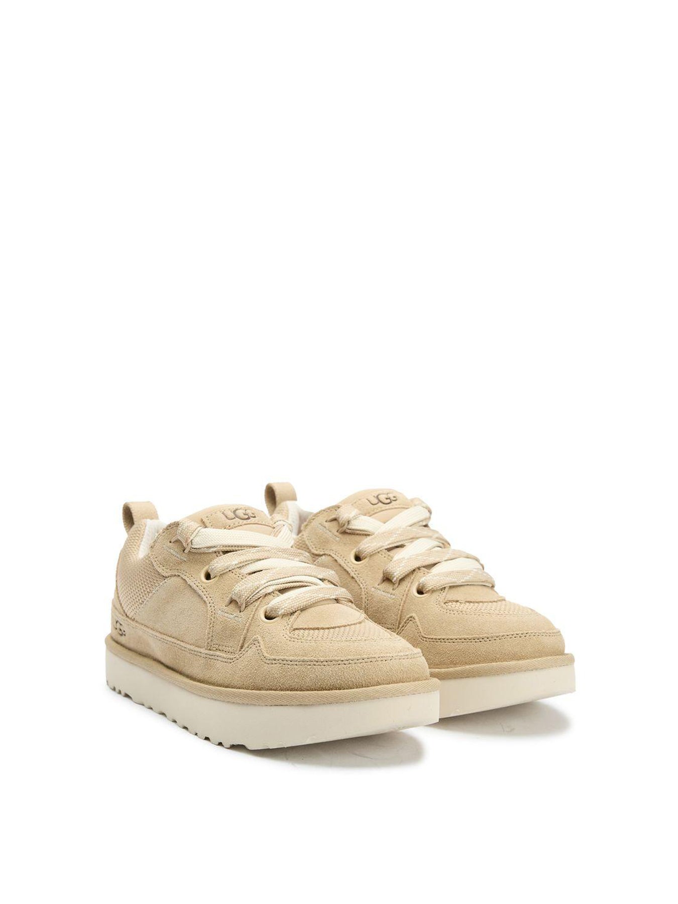 Womens Lowmel Suede Trainers Sand