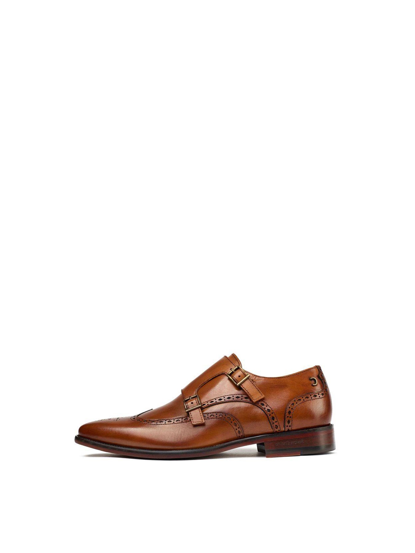 Meadow Monk Strap Shoes Brown