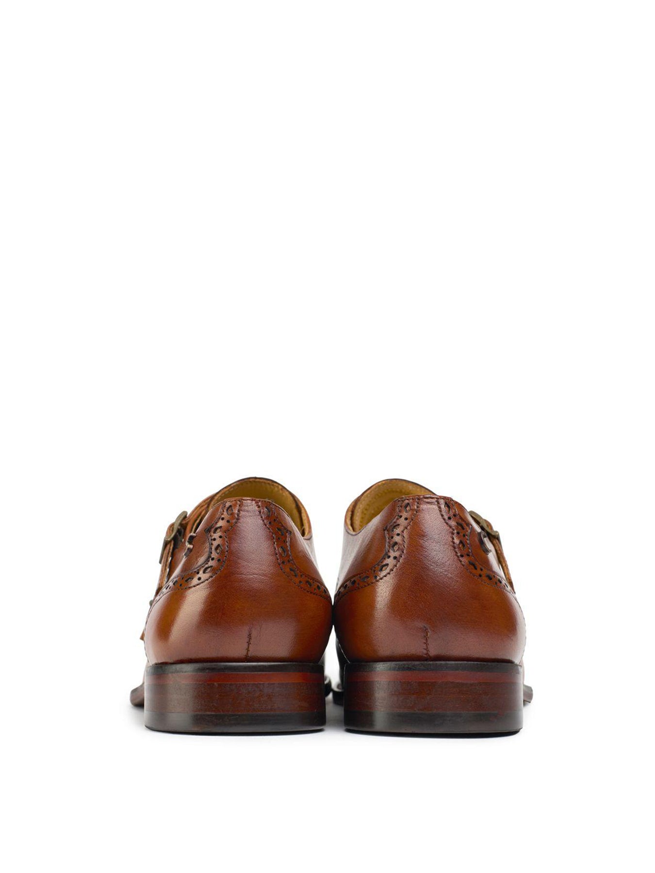 Meadow Monk Strap Shoes Brown