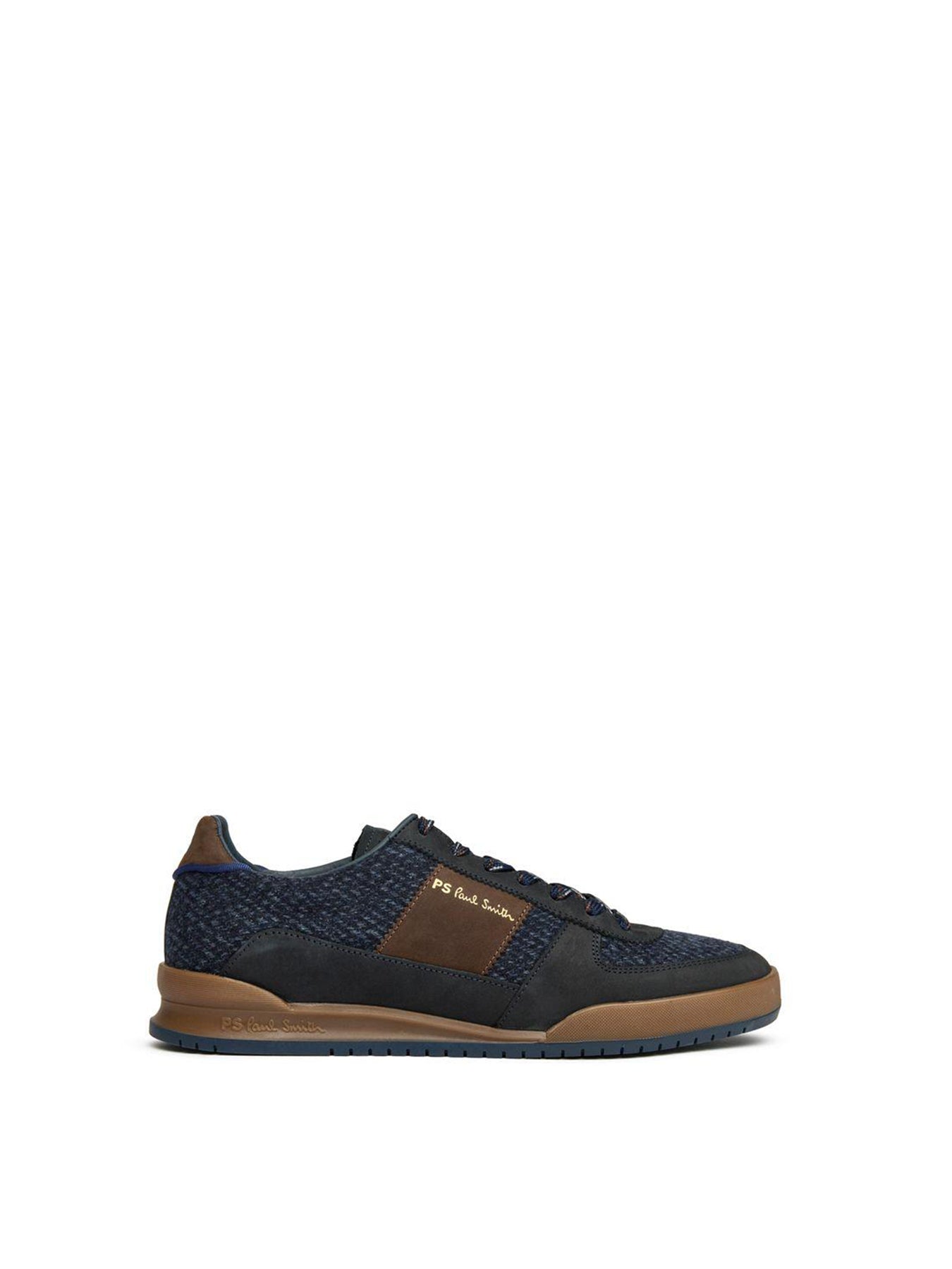 Rye Leather Trainers Blue