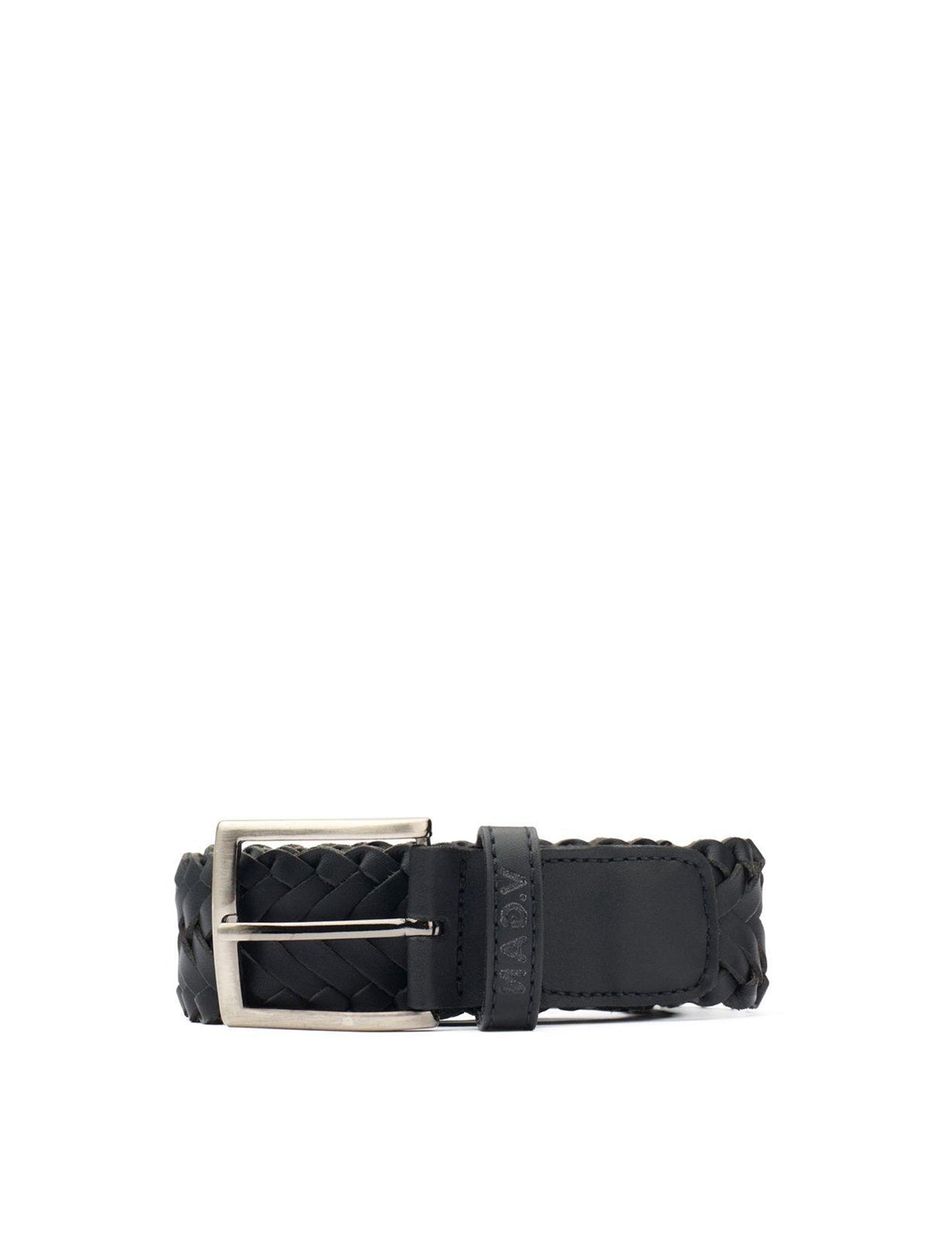 Vegan Weave Belt Black