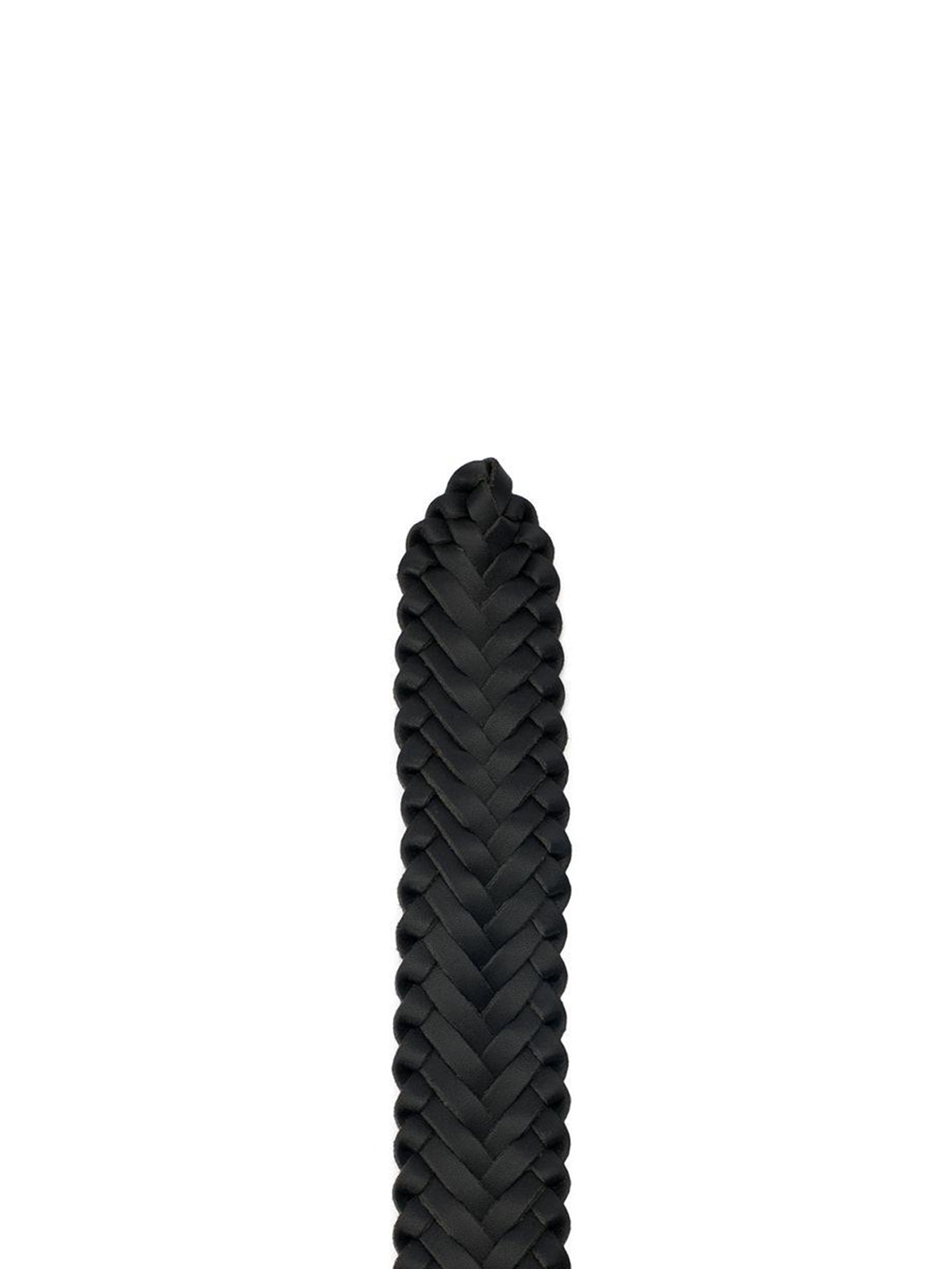 Vegan Weave Belt Black