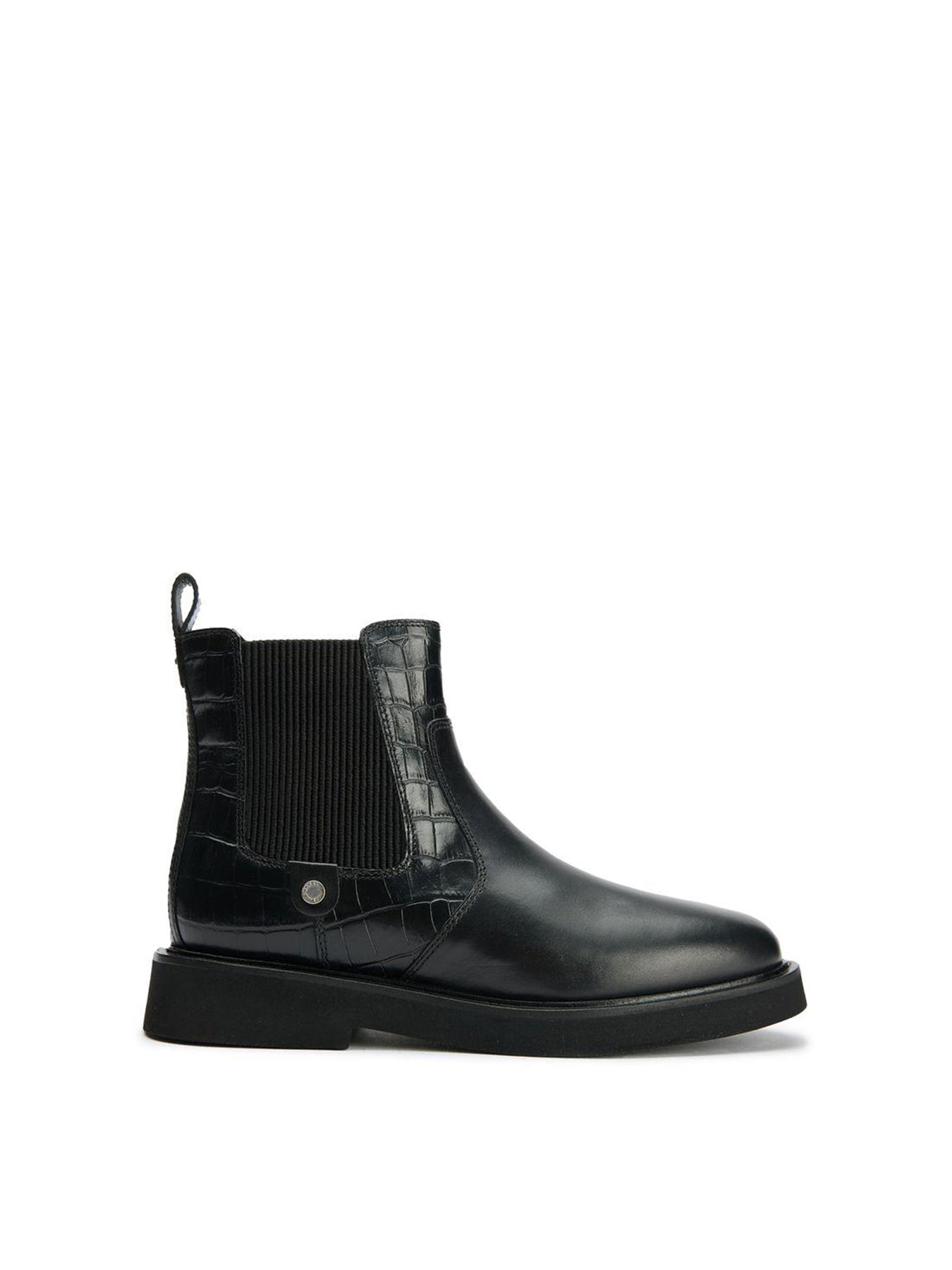 Delfina Leather Ankle Boots