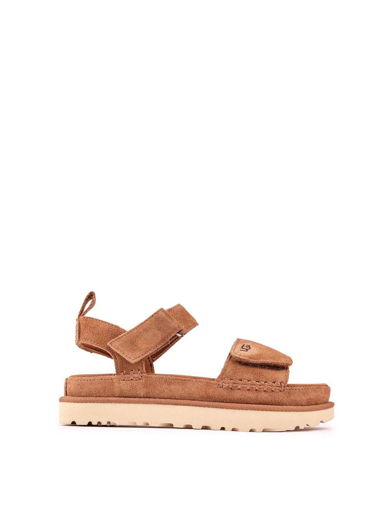 Womens Golden Star Suede Sandals