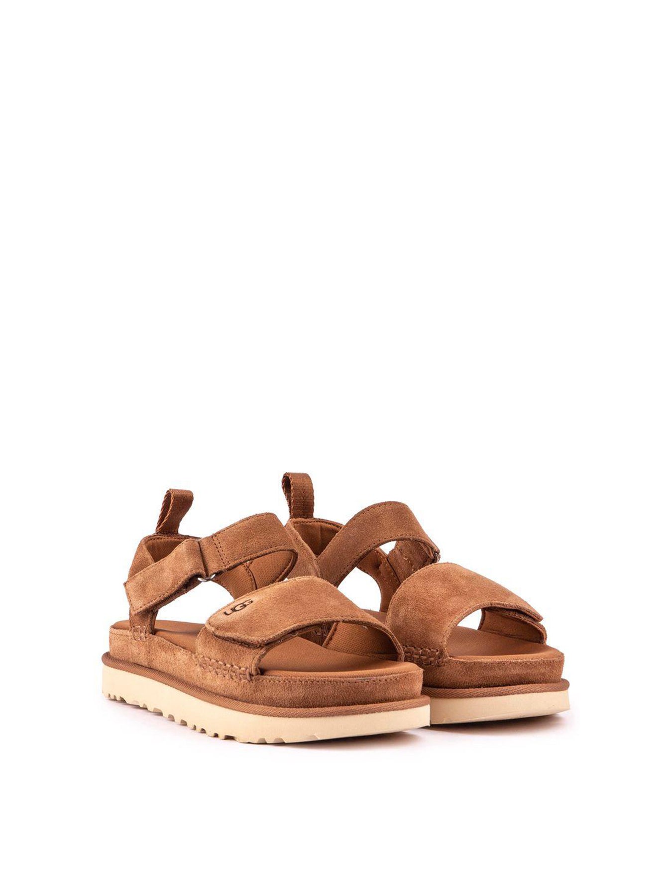 Womens Golden Star Suede Sandals