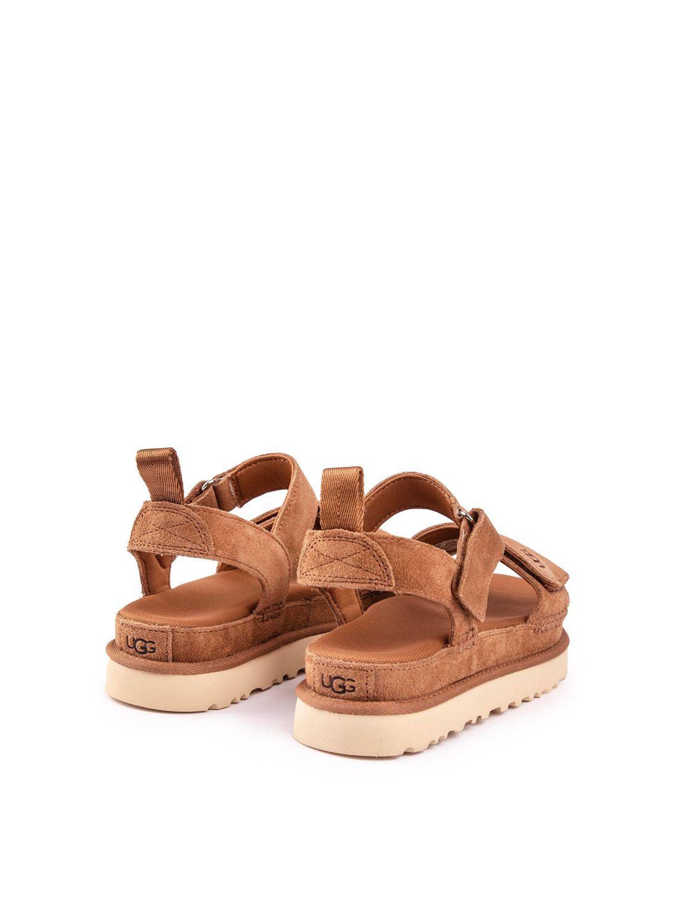 Womens Golden Star Suede Sandals