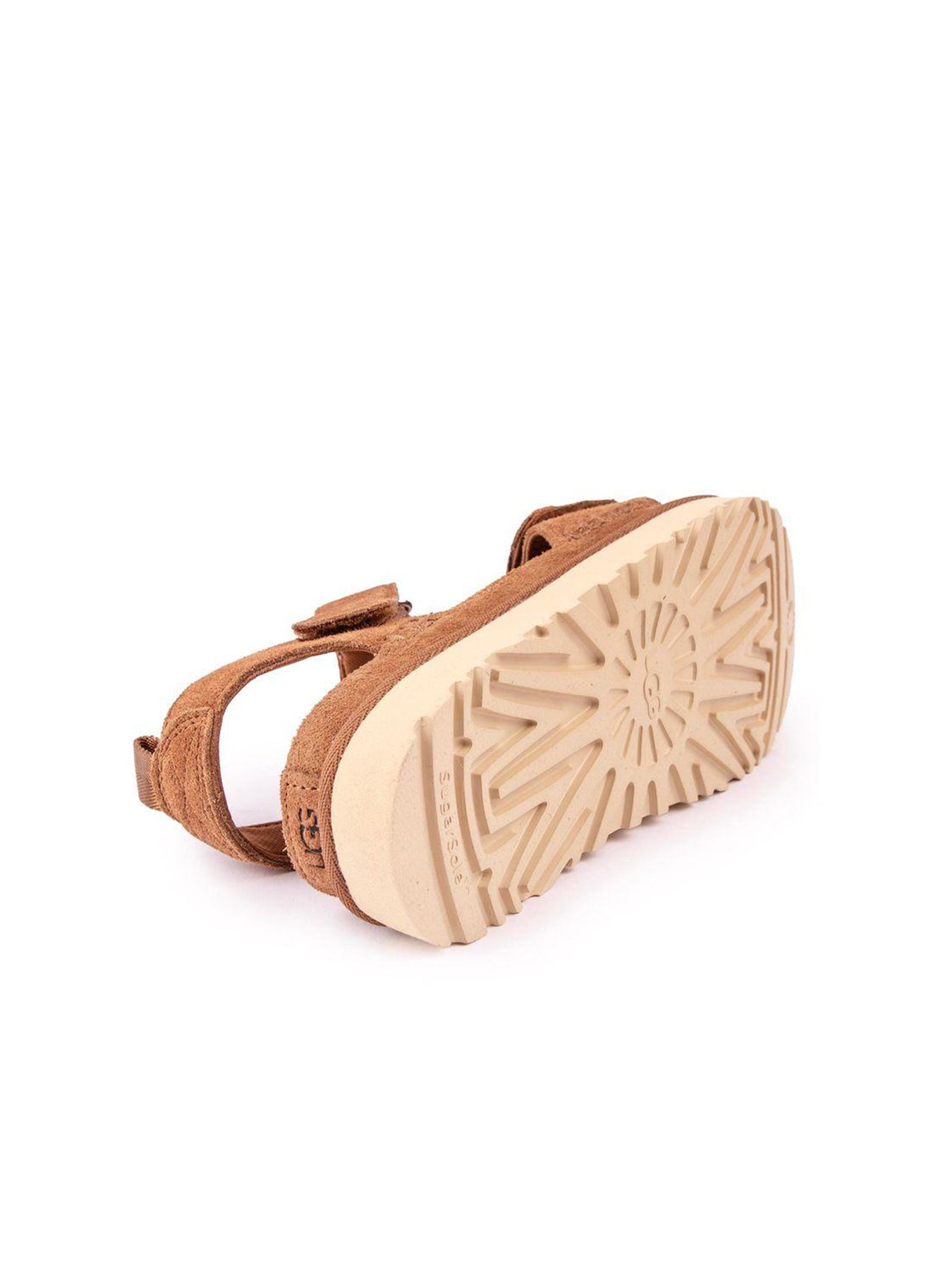 Womens Golden Star Suede Sandals