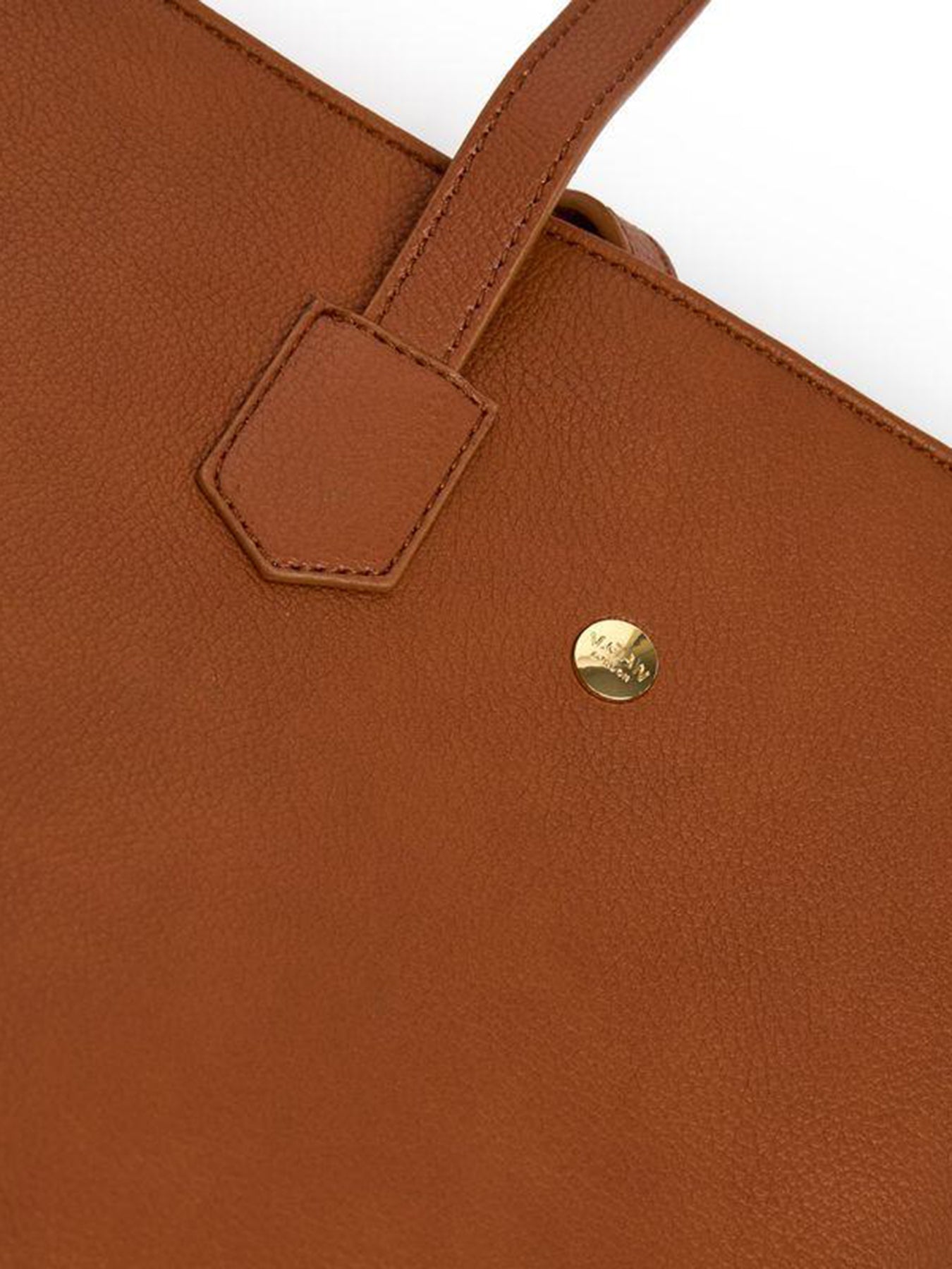 Hazel Vegan Tote Bag Tan