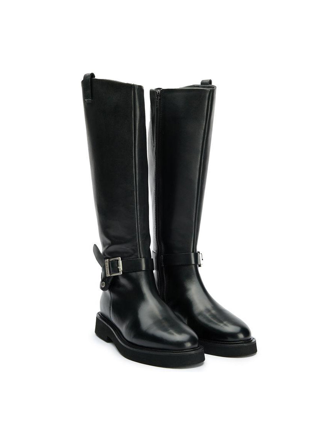 Theodora Leather Knee Boots
