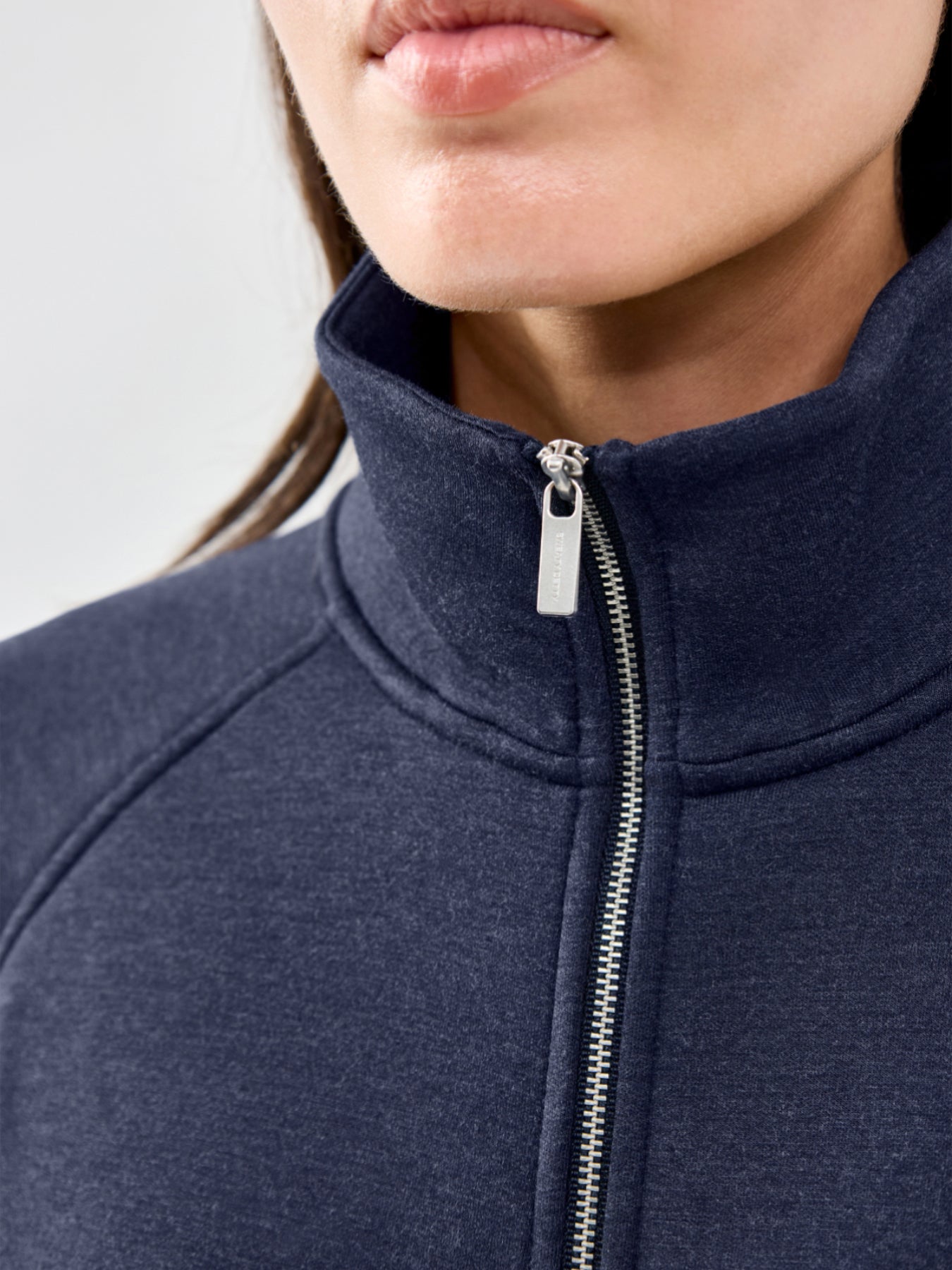Wind Down Zip Through Jacket Navy