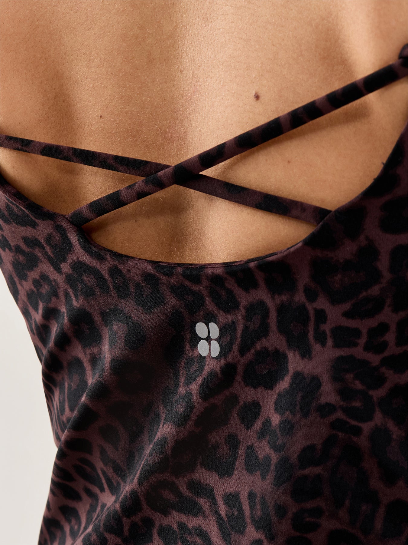 Ultimate Studio Twin Strap Bra Tank Brown