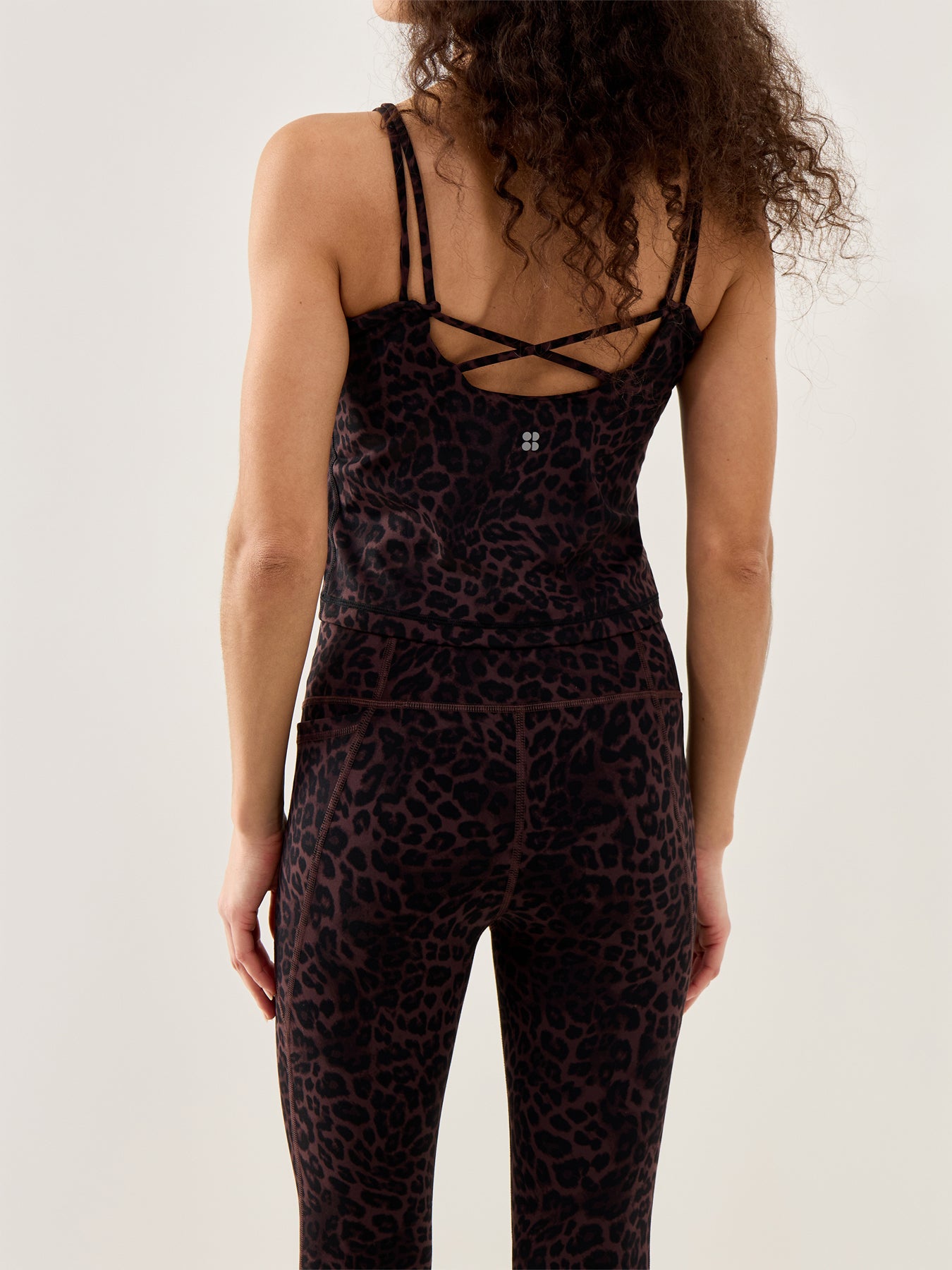 Ultimate Studio Twin Strap Bra Tank Brown