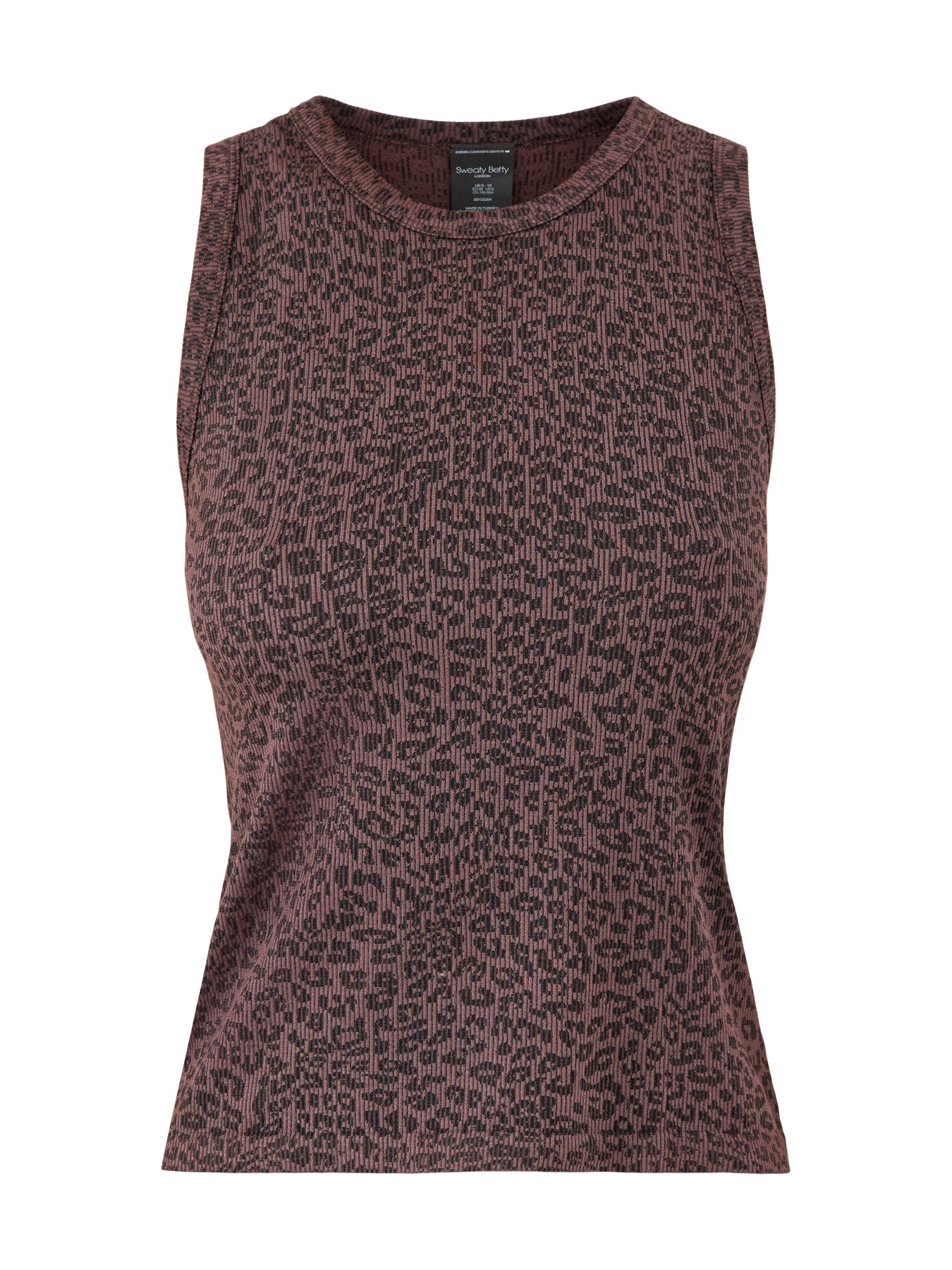 Mindful Flex Rib Tank Top Brown