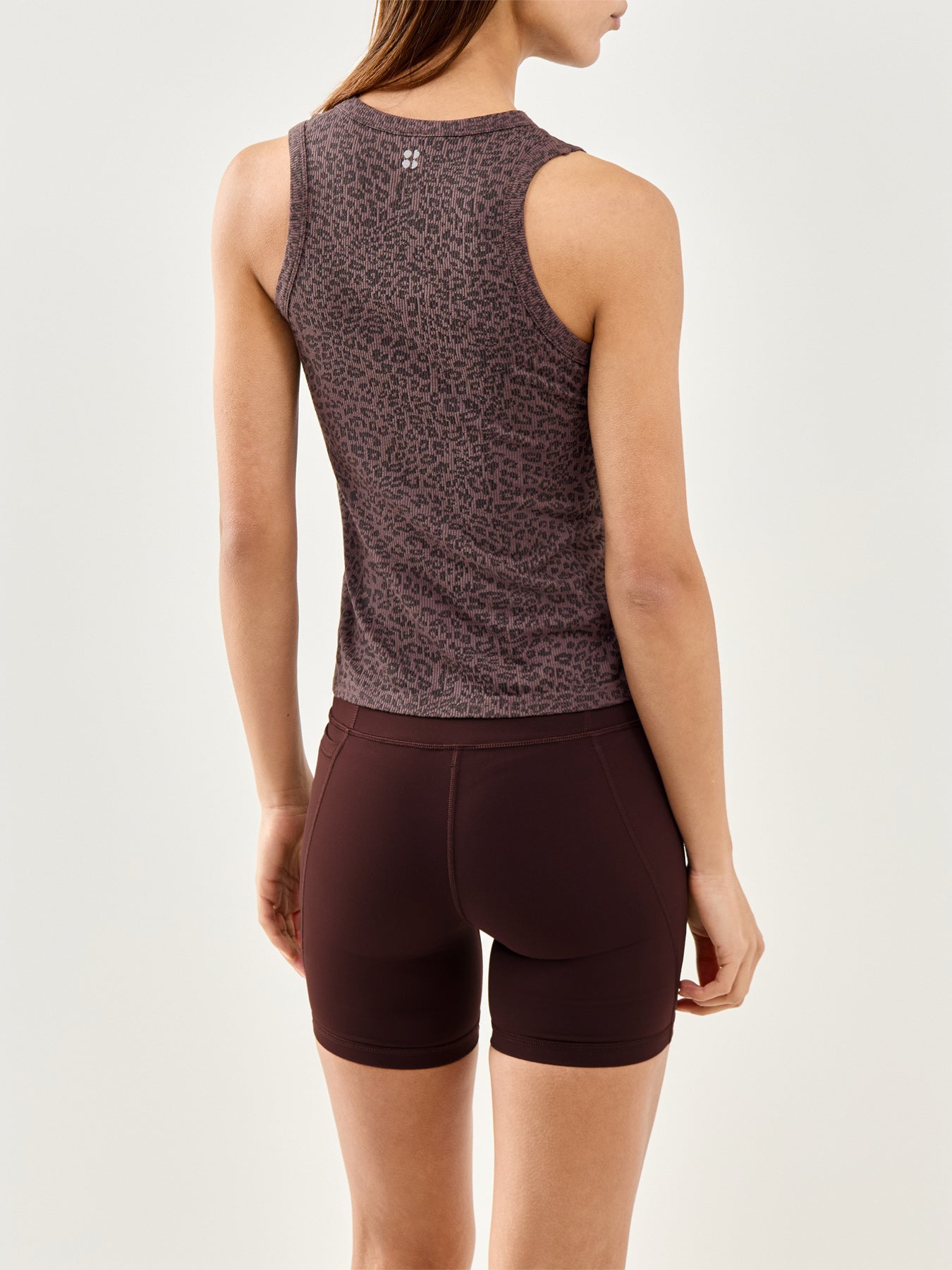 Mindful Flex Rib Tank Top Brown